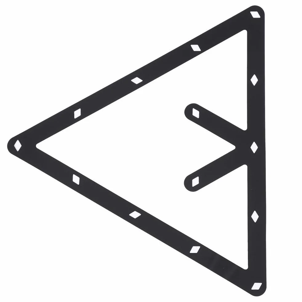 Portapalline da Biliardo Triangolo Magic Ball Rack per 8 Ball 9 Ball 10 Ball Pool