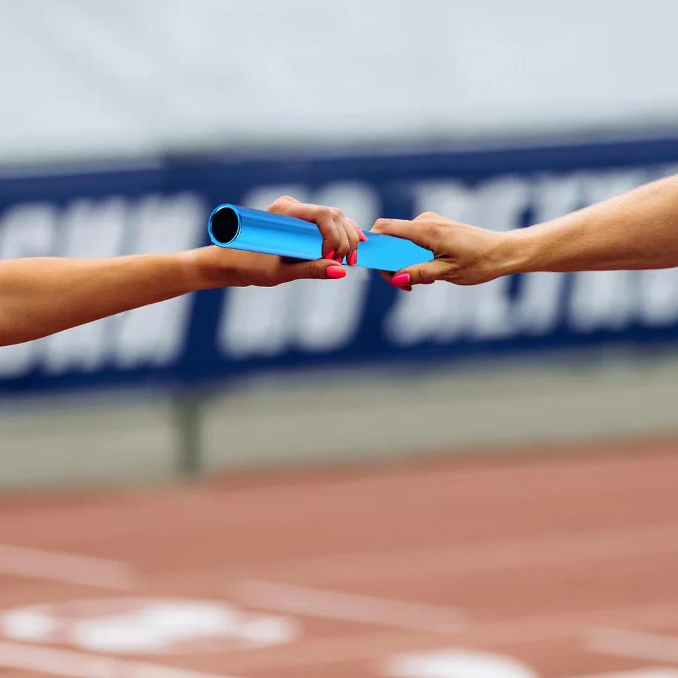 MiOYOOW 7 Pezzi Bastone da Staffetta in Alluminio per Atletica Leggera