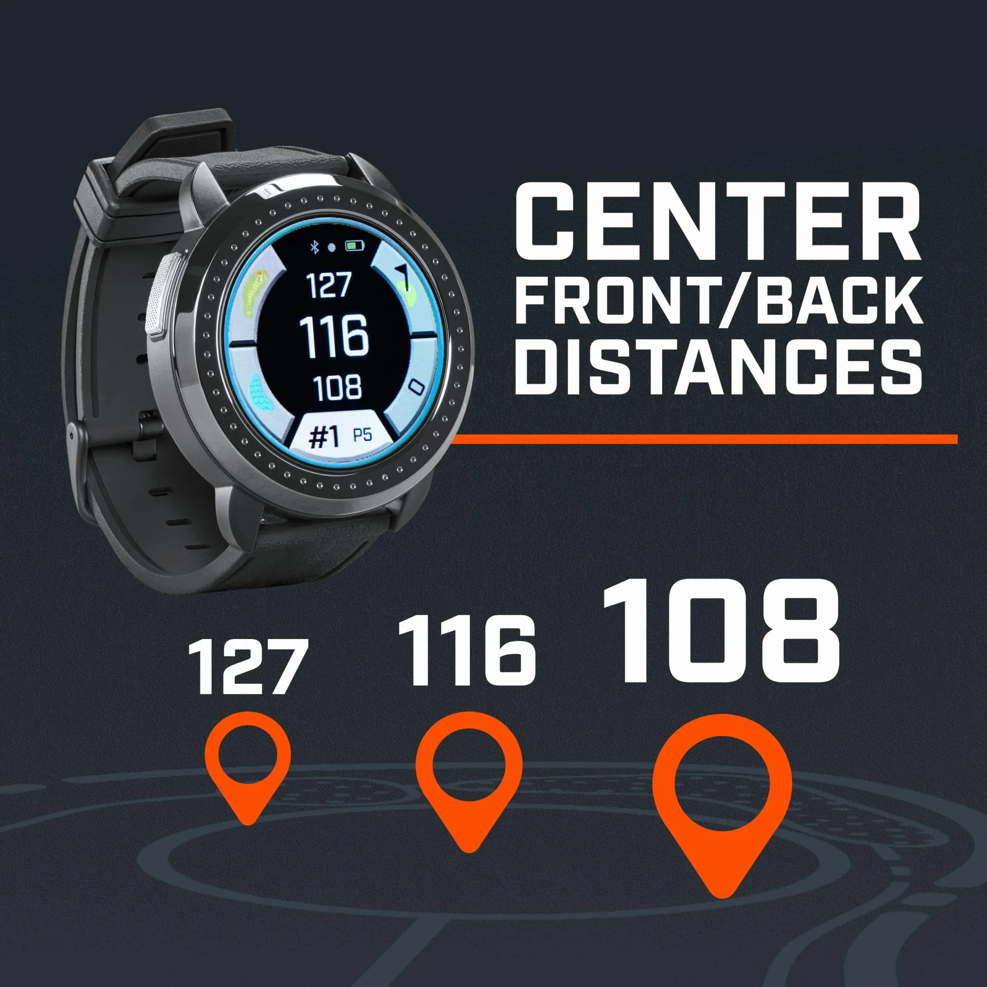 Bushnell ION Elite GPS Orologio Golf unisex Full Colour Greenview