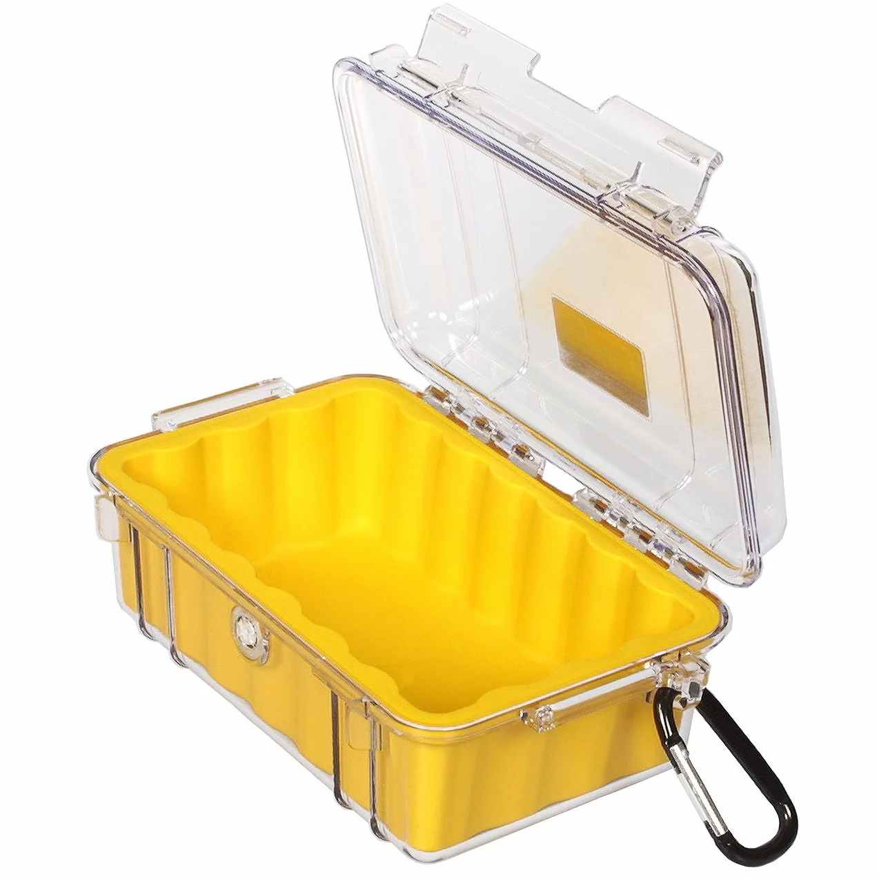 Pelican Micro Case 1050, Colore Rosso/Transparente