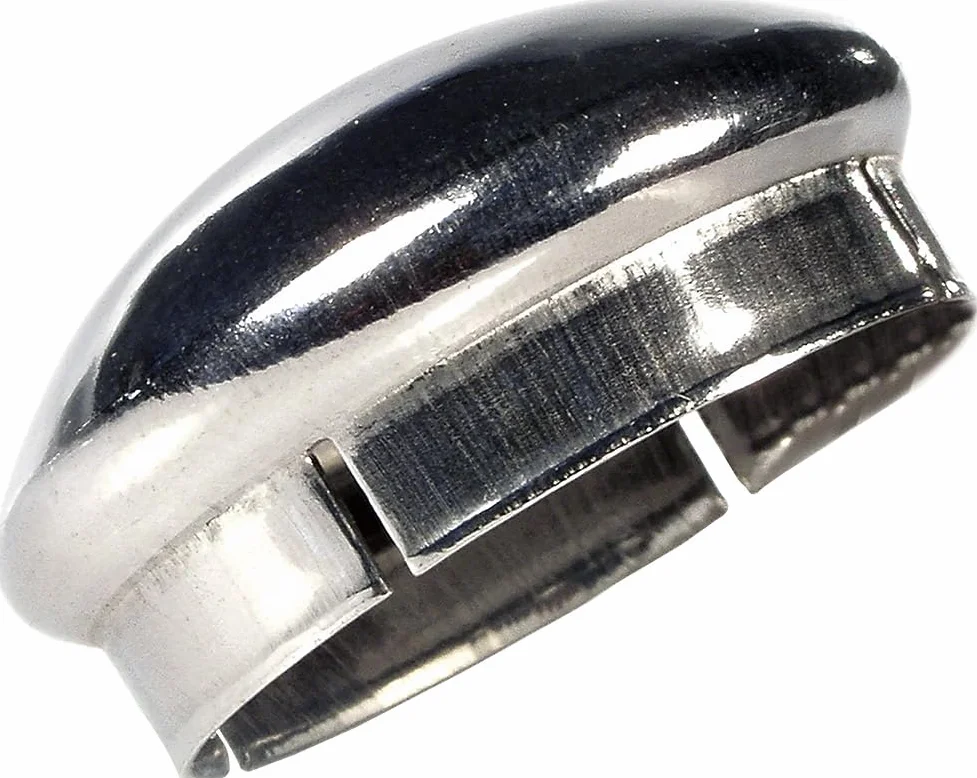 Tappo antipolvere CROMATO tamburo mozzo anteriore - ⌀ 32mm - P.iaggio 50 125 150 200 Ape Vespa P TM P PX PE TS - CI0370