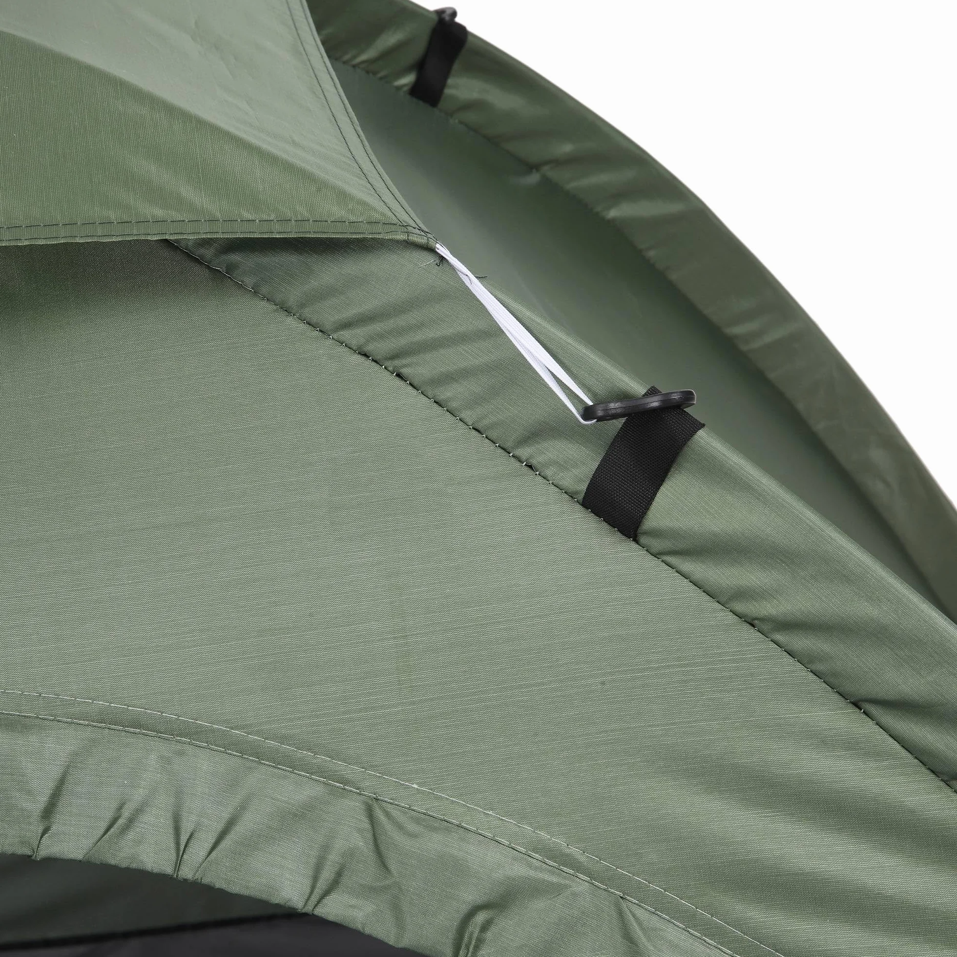 Outsunny Tenda da Campeggio 2 Posti a Igloo con Zanzariera e Sacca di Trasporto, Verde