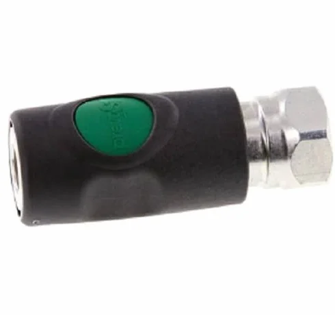 Prevost - Giunto di sicurezza pneumatico, con bottone automatico, giunto di sicurezza NW 7,4, testa della frizione da officina, funzione di sicurezza posizionabile (3/8" IG)