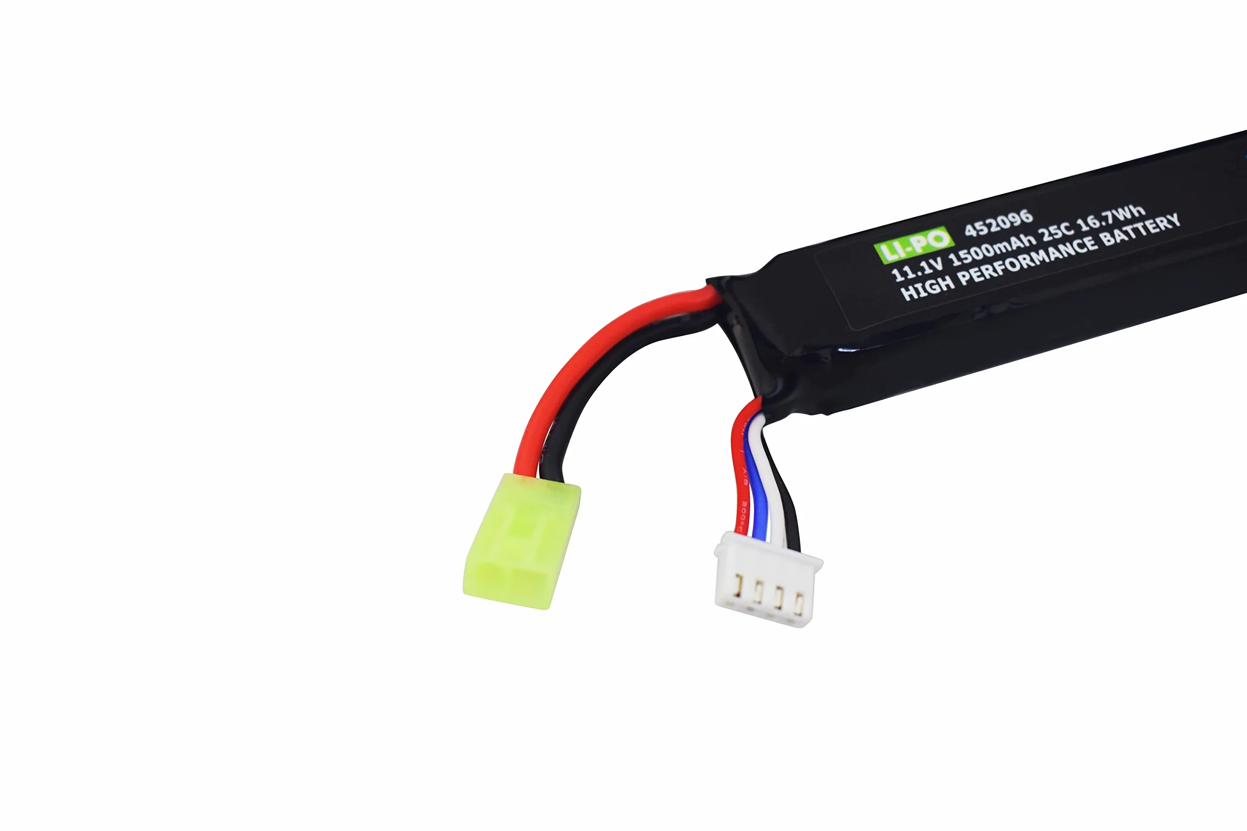 Batteria 11.1V 1500mAh 25C 2PZ 3S per Airsoft G36C M4A1-RIS M4A1 CAR15 MP5A5 M249