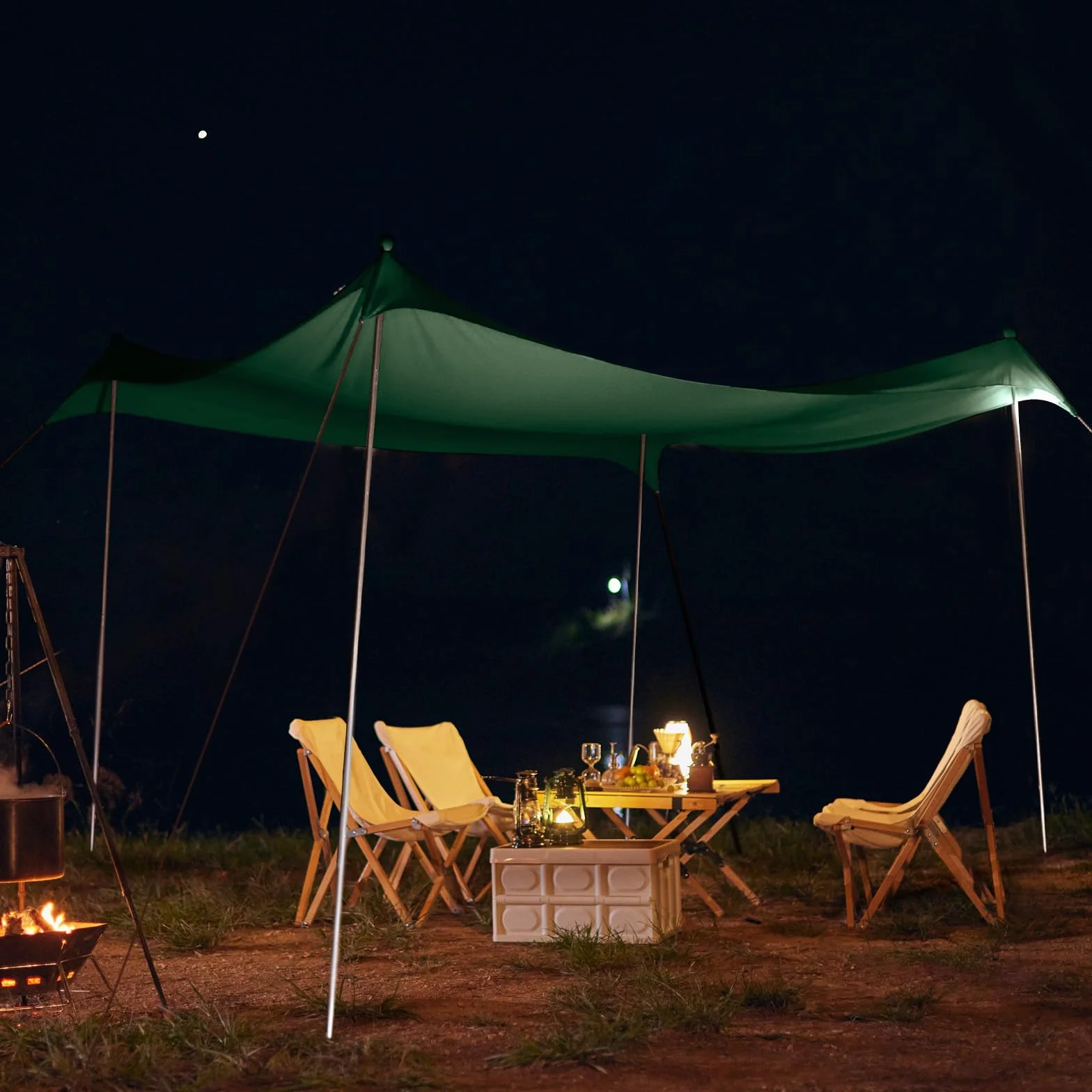 JAICOM Tenda da spiaggia, 2.1m x 2.1m Parasole Portatile, Protezione UV UPF 50+, Adatto per l'ombra in Spiaggia, il Campeggio, la Pesca e il Patio