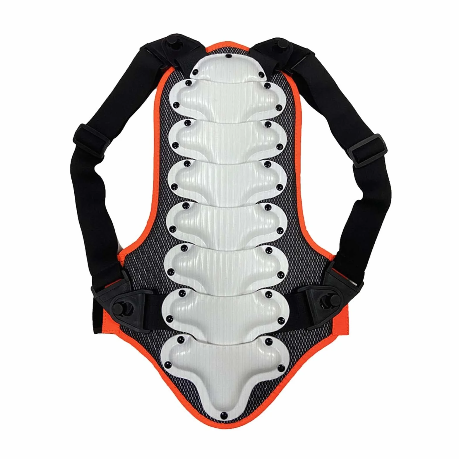 Paraschiena per bambini, per motocross, per equitazione, discesa, S, colore: bianco
