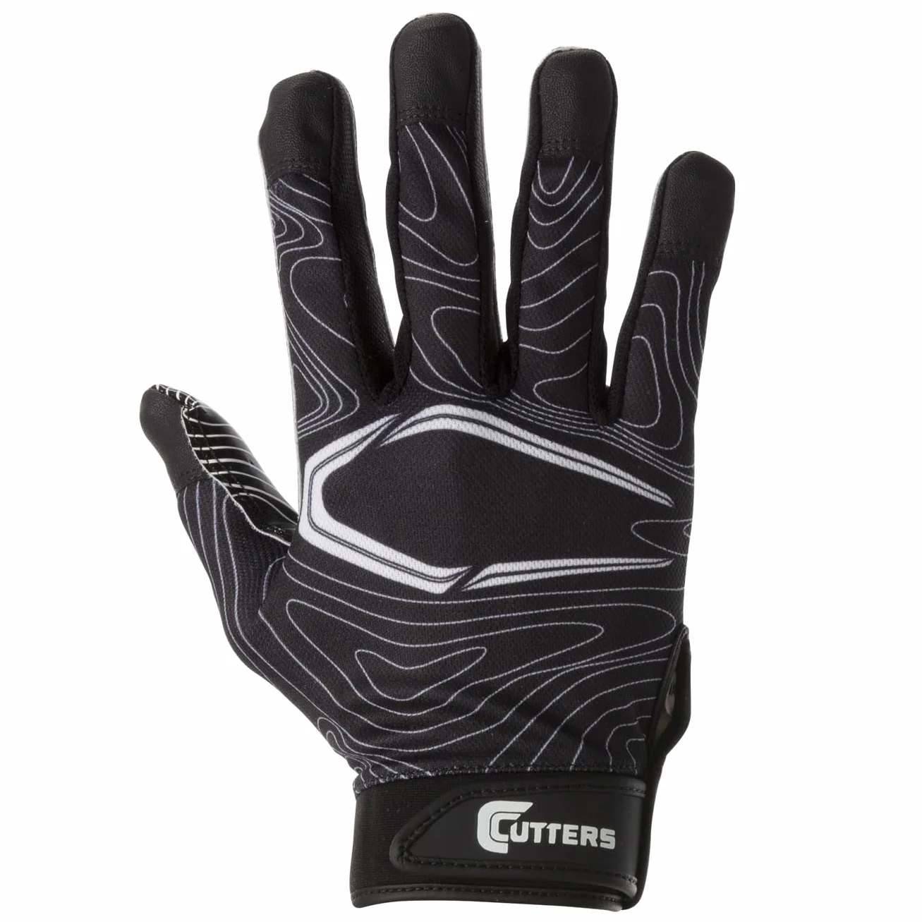 Guanti da calcio Game Day design topo bianco presa comfort