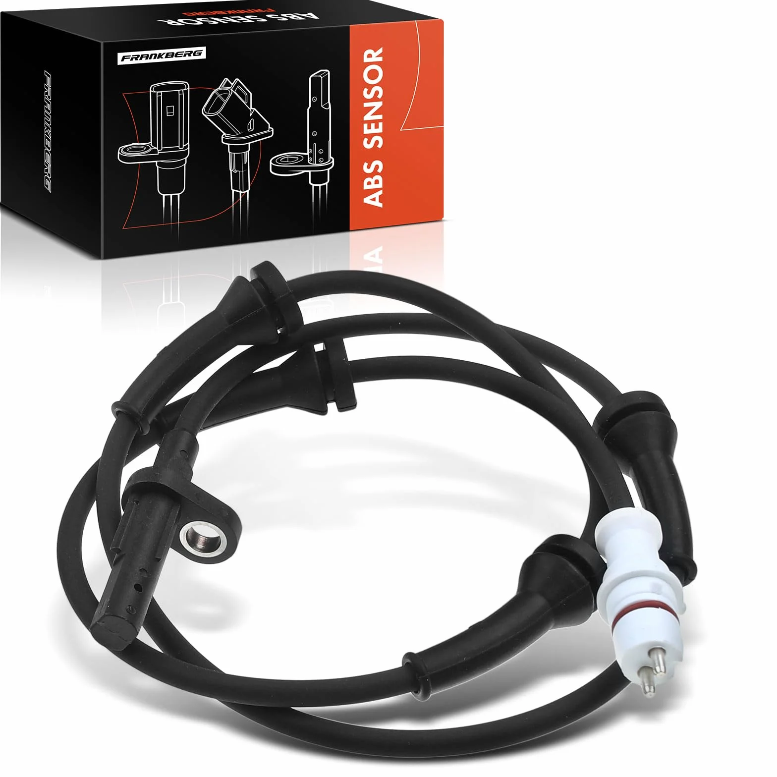 Frankberg Sensore Velocità Ruota ABS Sensore ABS 2-Poli Compatibile con Vivaro Furgone X83 Trafic II Bus JL Vivaro A Pianale/Telaio X83 Primastar Bus X83 Vivaro Combi X83 Replace# 8200184210