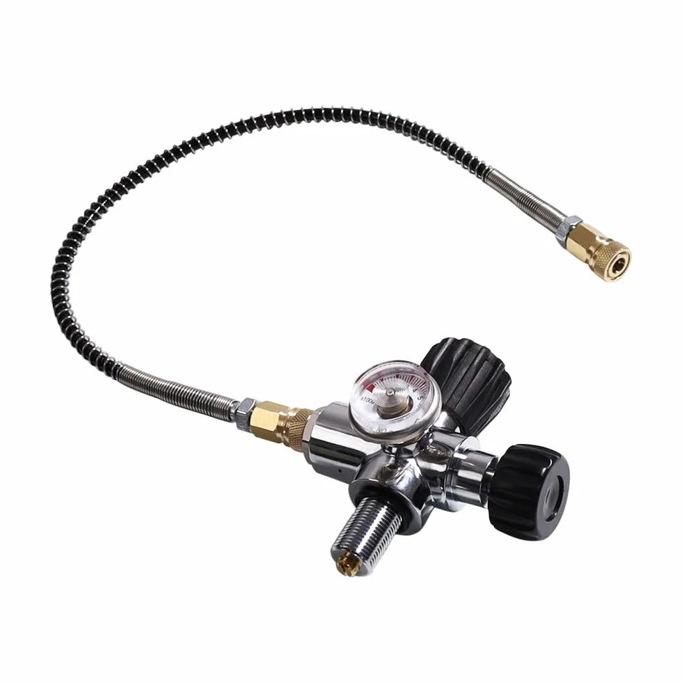 Bombola subacquea TUXING 4500 Psi 9 litri fibra di carbonio per carabine ad aria compressa PCP