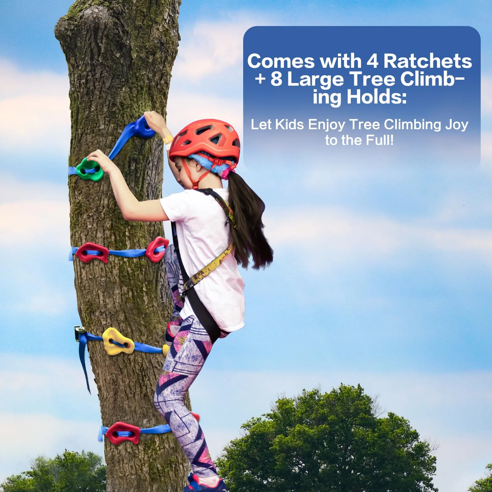 Kit Zip Line 48,8 m per bambini e adulti 172,4 kg - Carrello rimovibile con leone, freno a molla 2 m, protezioni per alberi