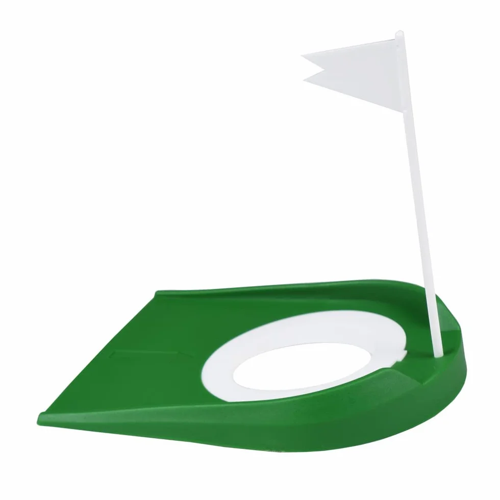 Tazze da Golf 2 PCS Buca da Golf Putting Practice Flag Putt Training Hole per Uomo Donna Bambini Indoor Outdoor
