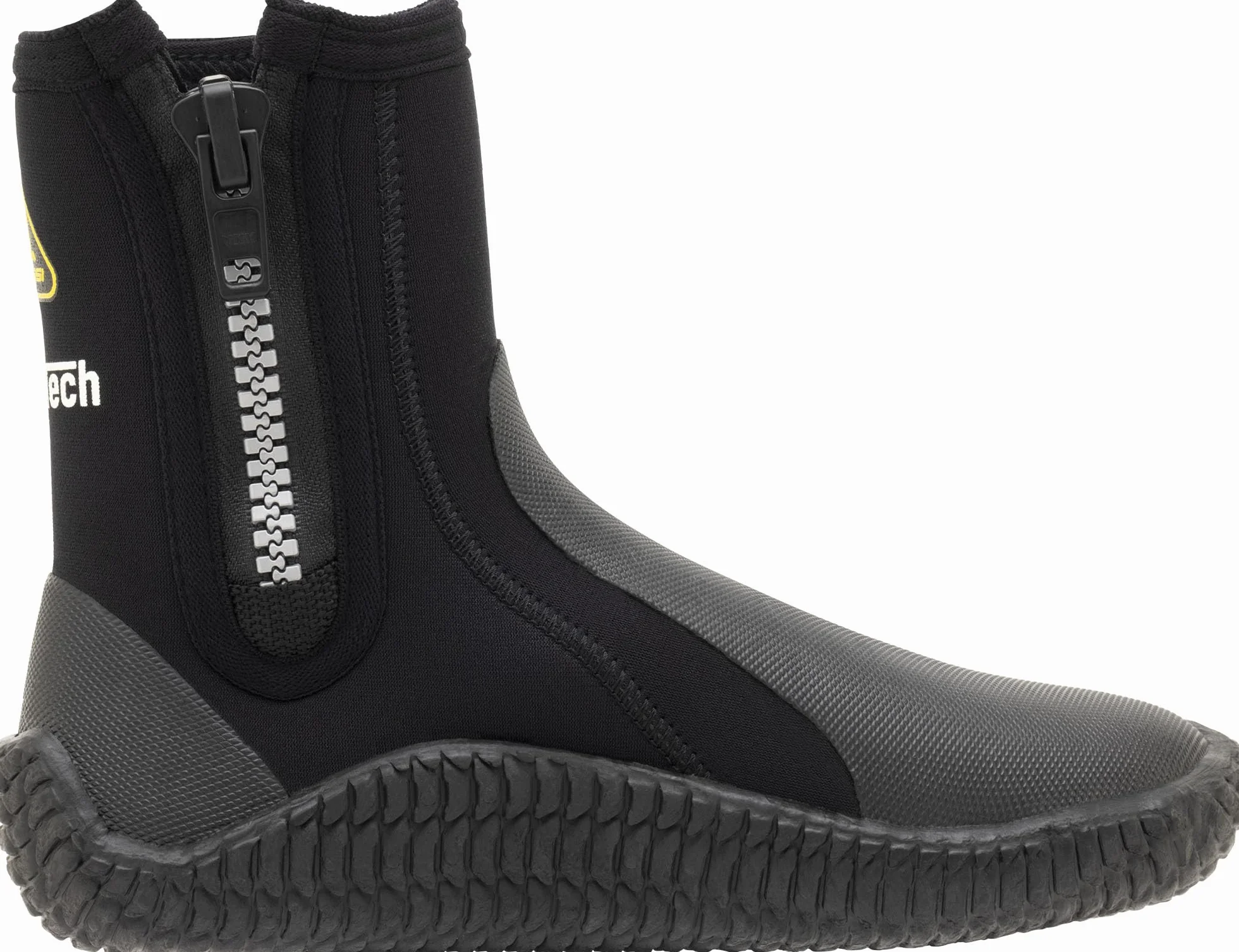 CRESSI ReefTech/RS Boots 5mm - Calzari Unisex in Neoprene Bifoderato Nero 5mm per l’Uso in Acque Fredde e Immersioni con Pinne a Scarpetta Aperta, Progettati per Proteggere i Piedi dal Freddo