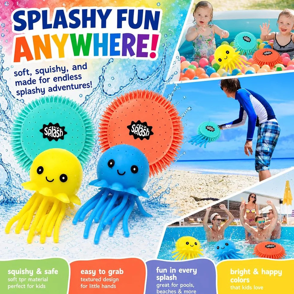 Frisbee ad Acqua Disco da Lancio in Schiuma e Silicone Ø 17 cm Gioco Acquatico Morbido