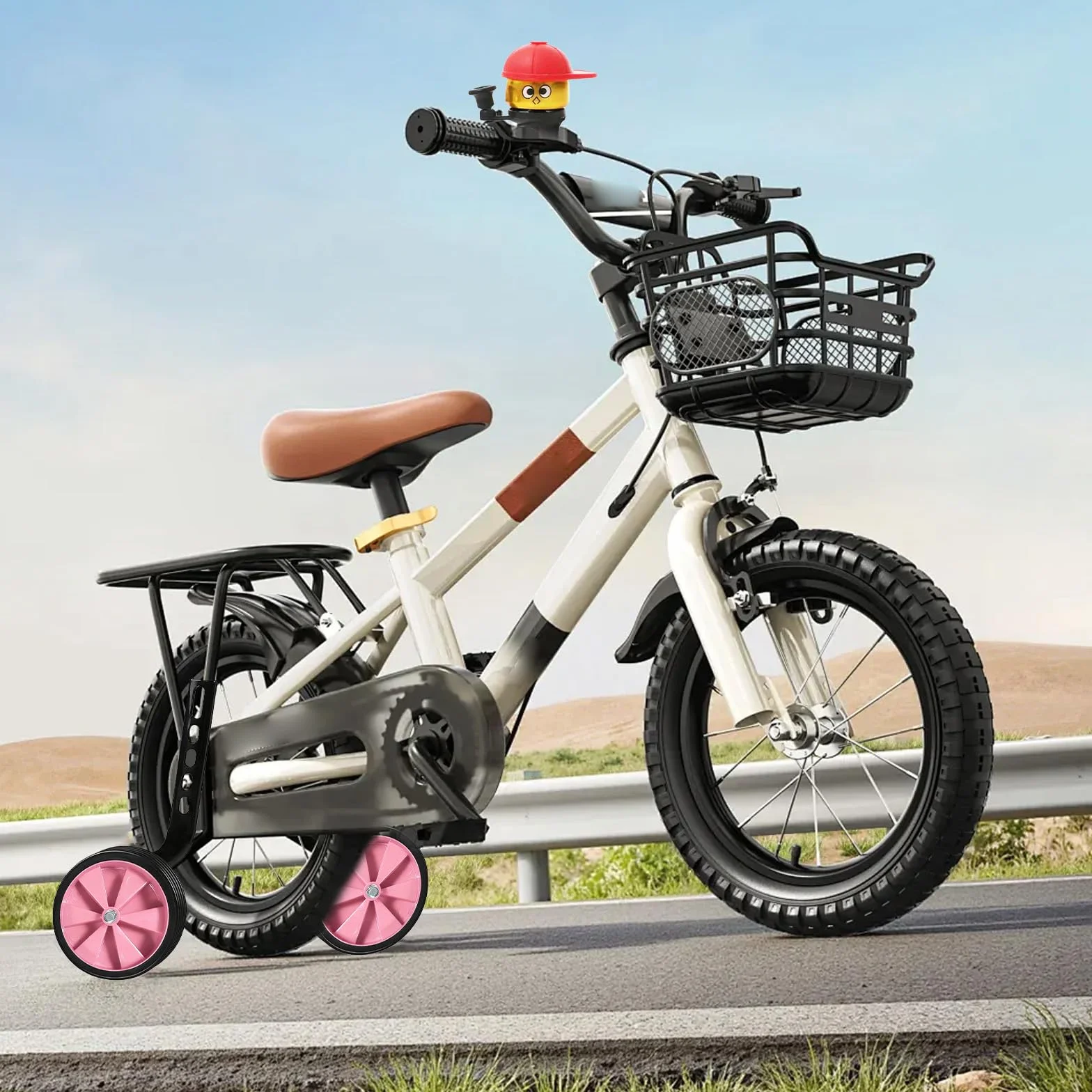 Ruote di Supporto Regolabili per Biciclette 12-20 Pollici