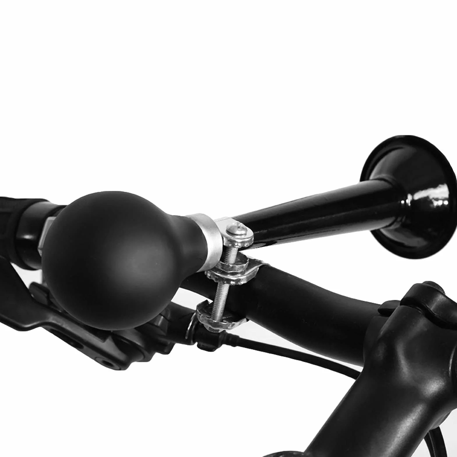 GOTOTOP Campanello per Bici, Tromba d'Aria Classica in Metallo con Lampadina di Compressione