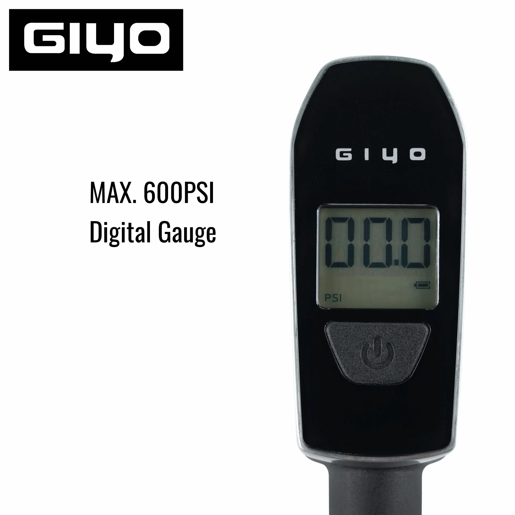GIYO GS-52L Pompa di scossa digitale turbo 600 psi