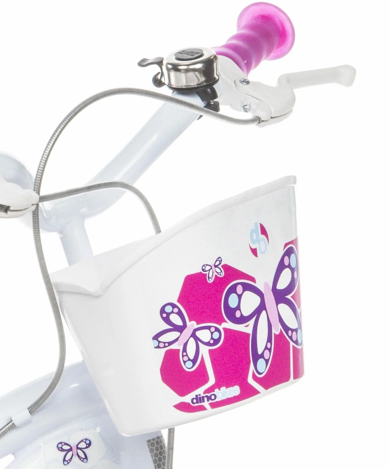 DINO BIKES Bicicletta da bambina FLAPPY 14" per altezza 95-115 cm