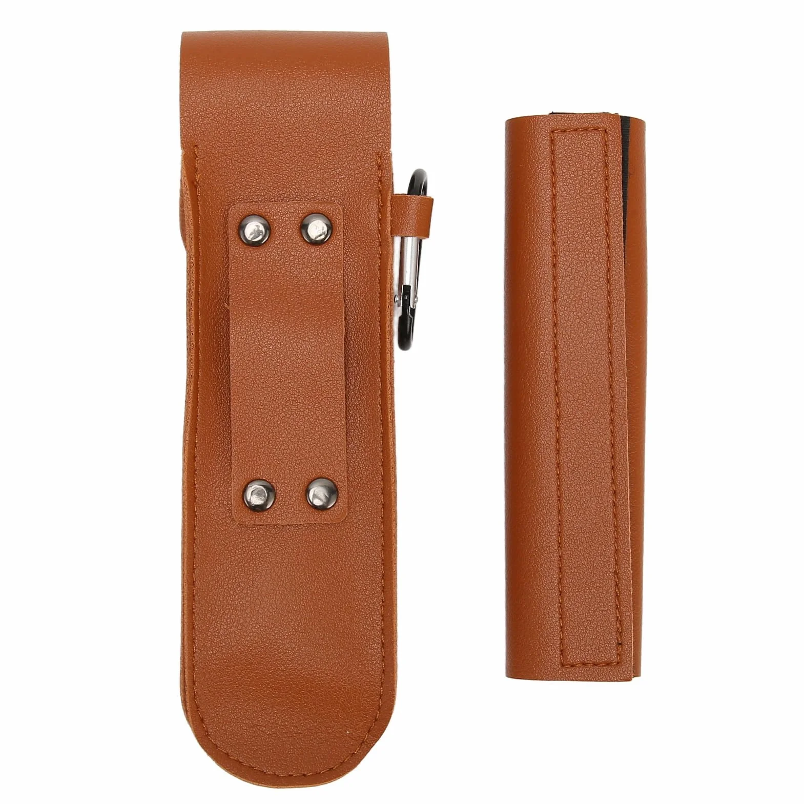 Trivella Manuale Multiuso Bushcraft Auger in Acciaio Al Carbonio Ad Alta Durezza con in Pelle PU per Campeggio