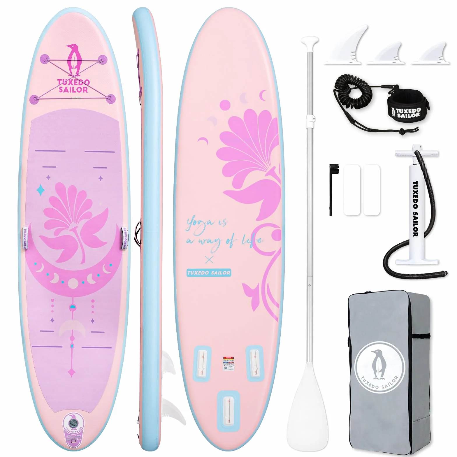 SUP Gonfiabile Adulti 320 cm Stand Up Paddle Board, Tavola Gonfiabile 2 Posti
