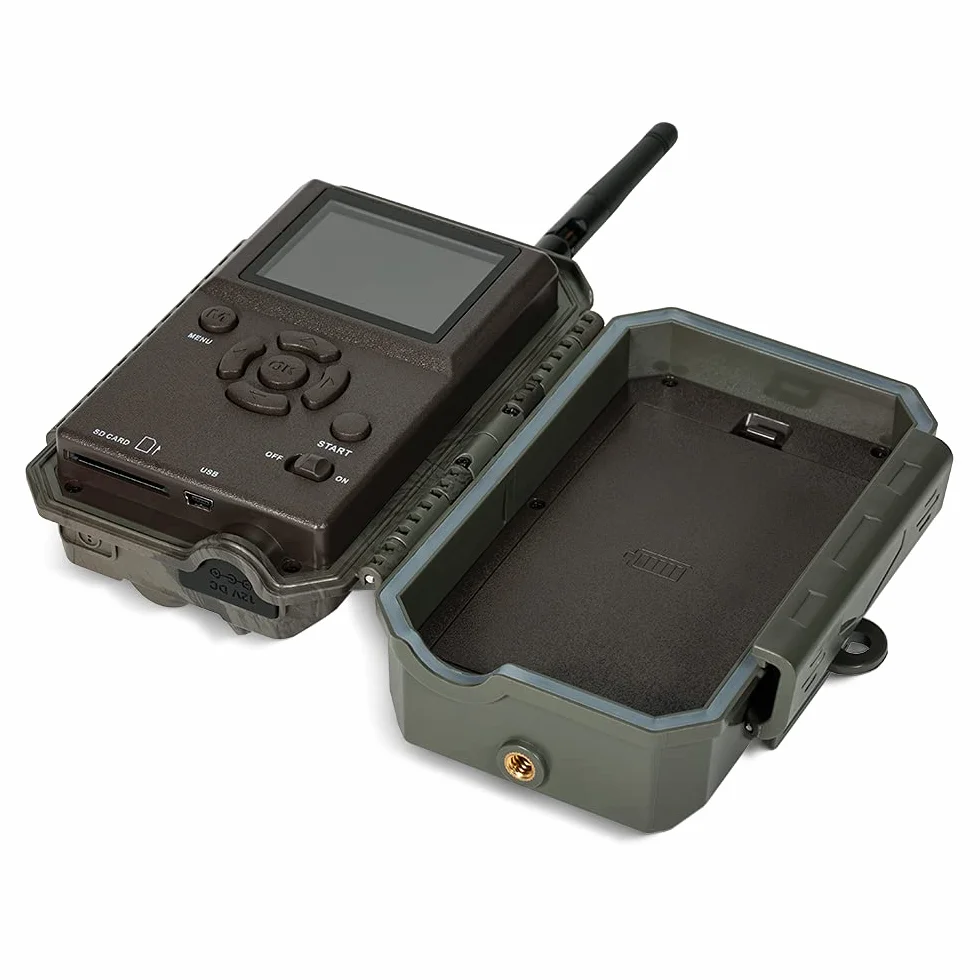 GardePro E8 Fototrappola WiFi Bluetooth 64MP 1296P H.264 Video Notturna IP66 No-Glow IR 30m