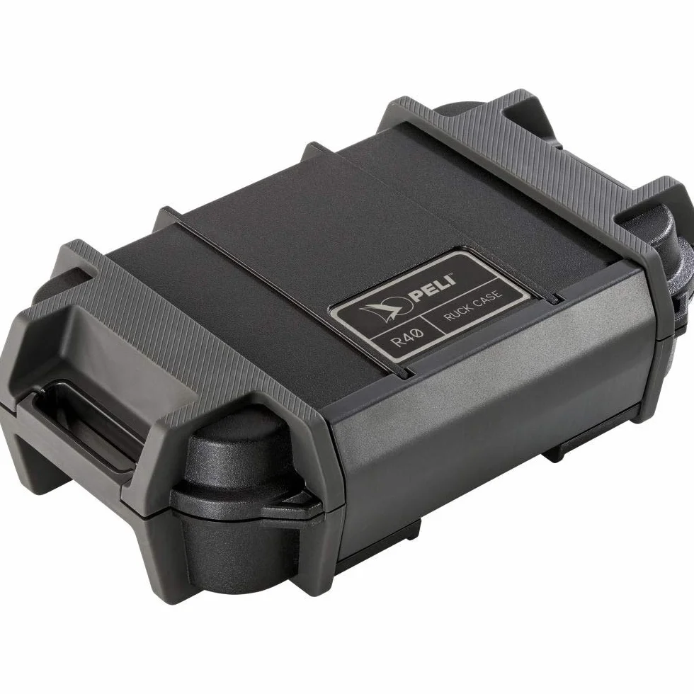 Peli R40 Ruck Custodia per oggetti personali, Protezione antiurto IP68 Impermeabile, Capacità 1.12L, Nero