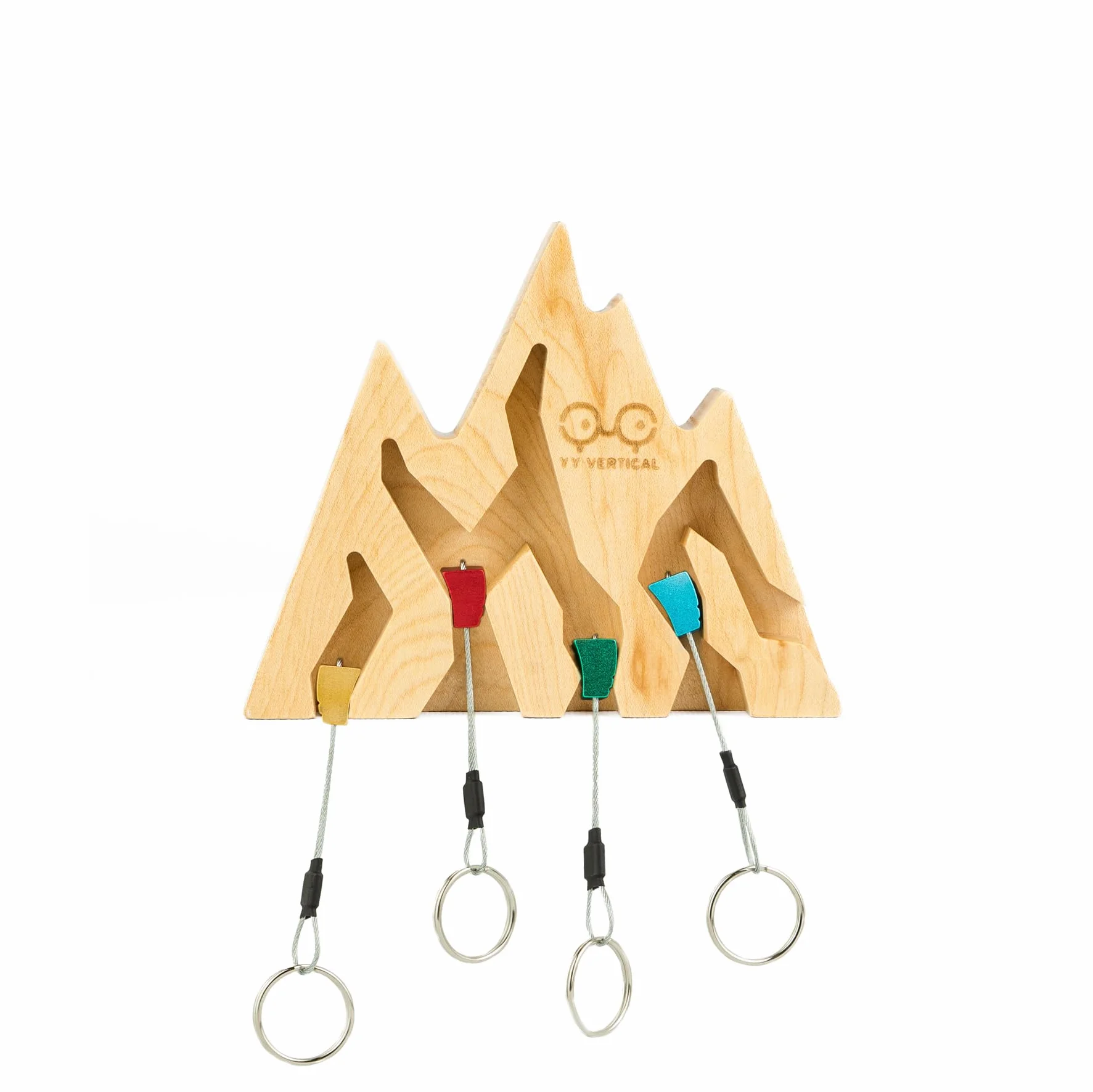 Vertical Supporti per Chiavi da Parete Montagna con Bloccanti Arrampicata su Roccia