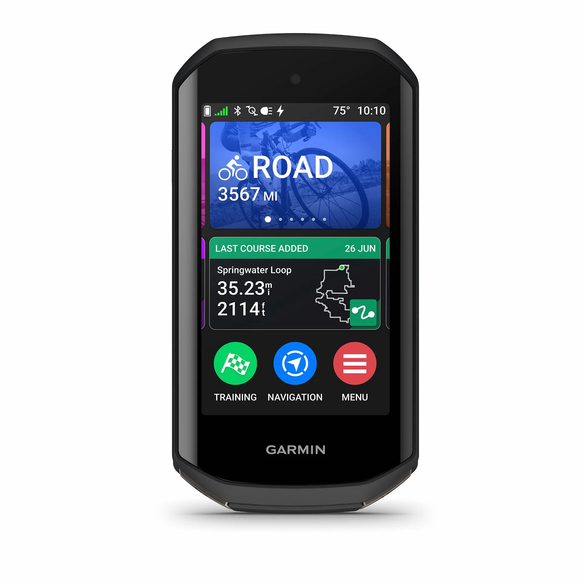Garmin Edge 1050 Computer da ciclismo touch screen altoparlante integrato funzioni di allenamento e guida di gruppo avvisi di pericolo stradale