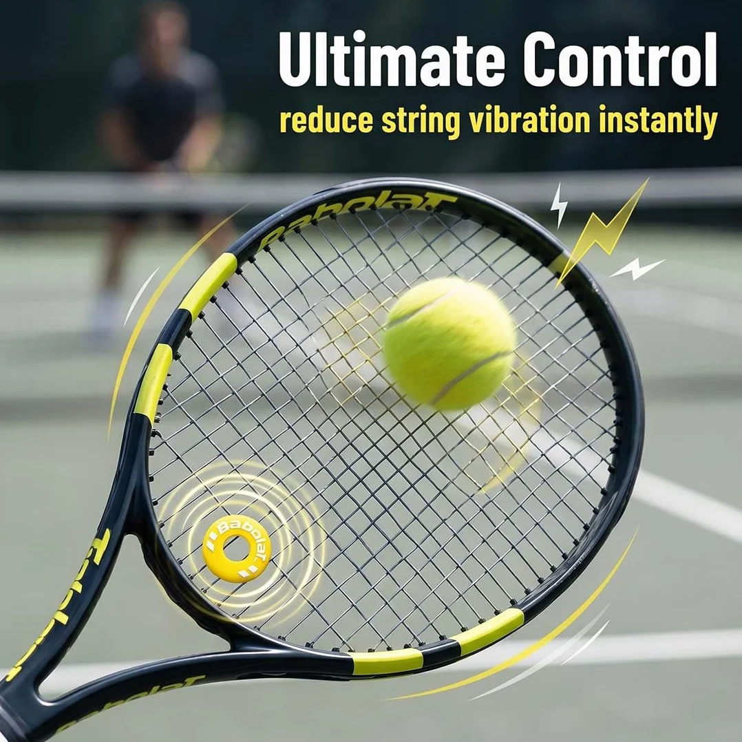 Ammortizzatori da Tennis in Silicone Antivibrazione 8 Pezzi per Racchetta Tennis Squash Badminton