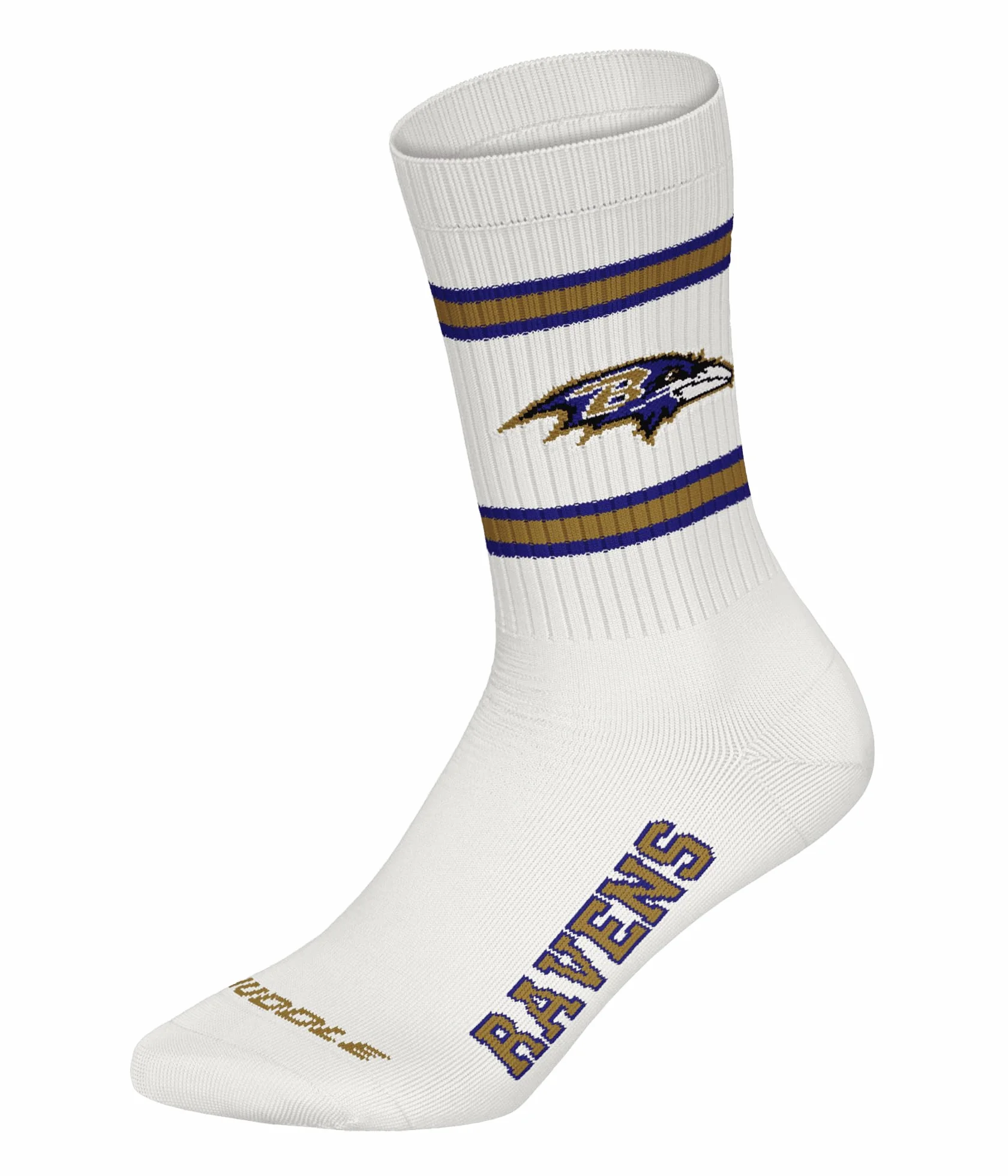 NFL Baltimore Ravens 3pk Crew Socks Unisex Adulto