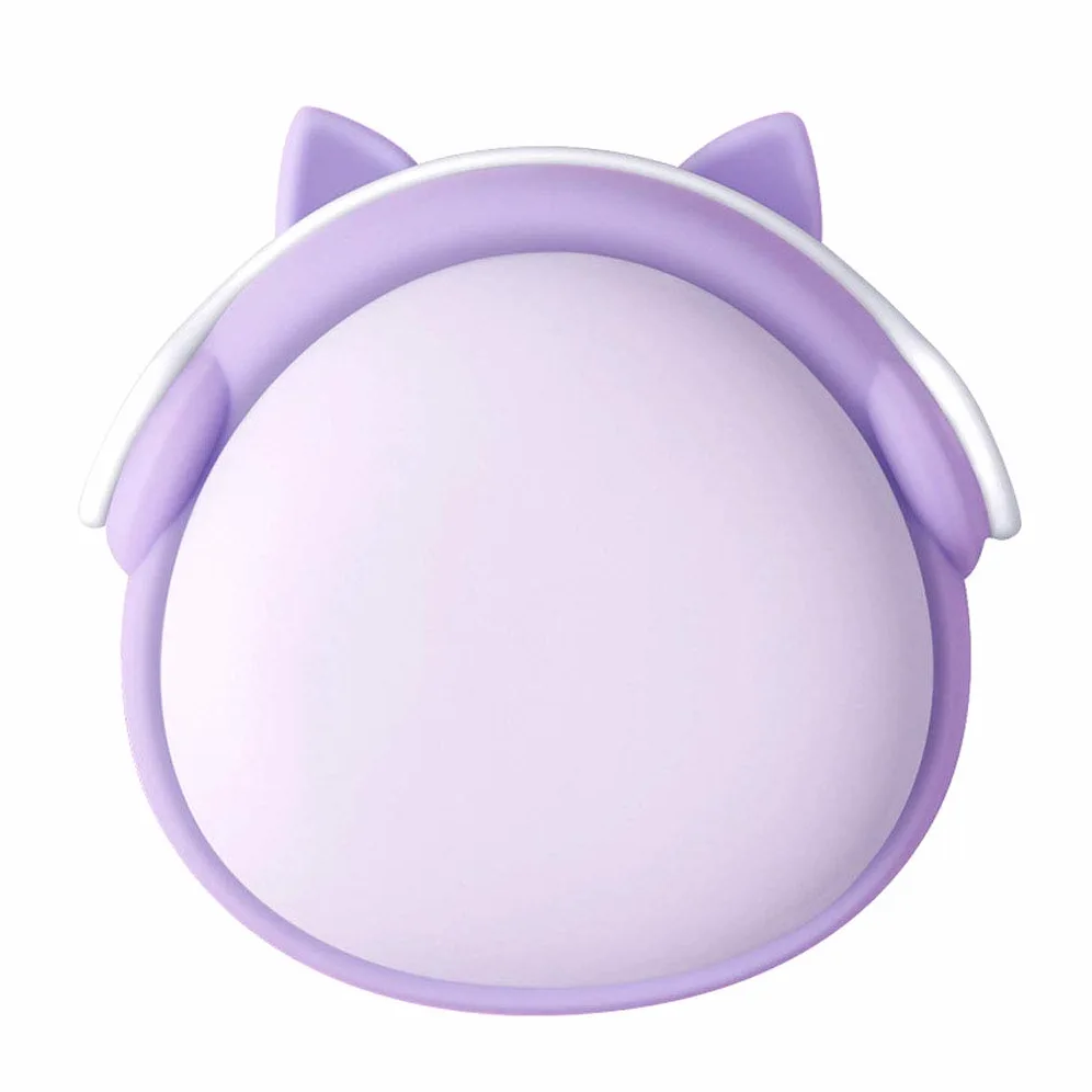 Inverno Scaldamani USB Warmer Ricaricabile Portatile Caricabatterie Scaldamani Elettrico Scaldamani Riutilizzabile Riscaldamento Rapido Regali Comfort, Purple, 9.1 * 9.1 * 4cm