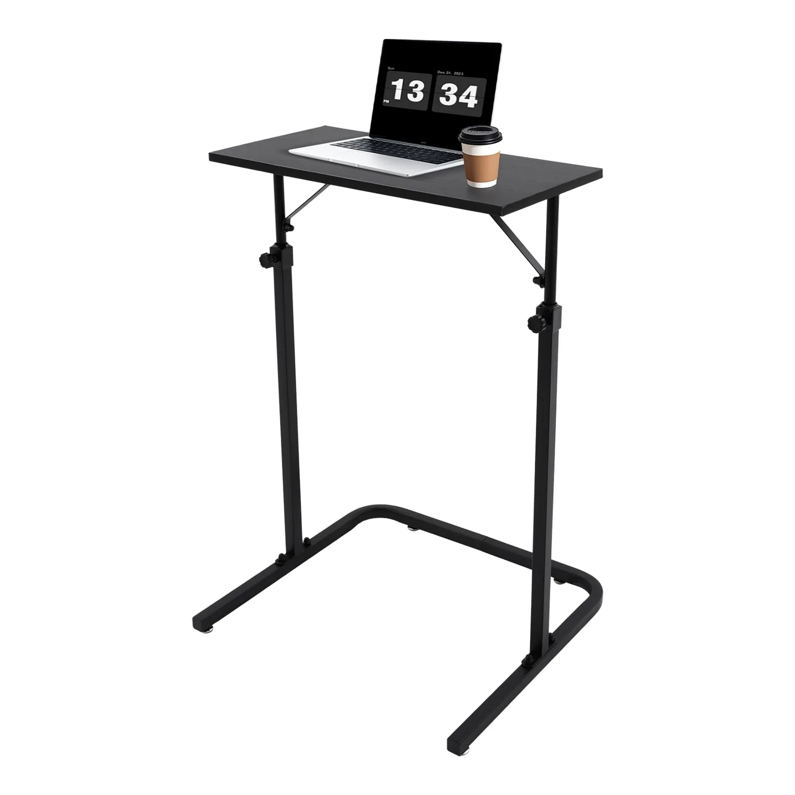 Tavolo da bicicletta per allenamento indoor Cycling, tavolo fitness, tavolo per computer portatile, tavolo da allenamento per bicicletta, 88-120 cm, altezza regolabile
