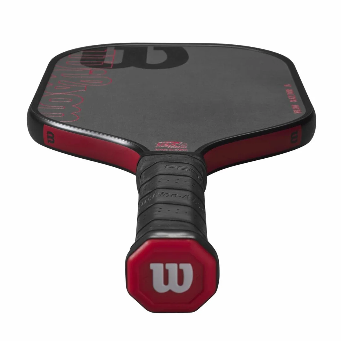 WILSON Blaze Series Racchette da pickleball impugnatura 6,5 cm nero/rosso