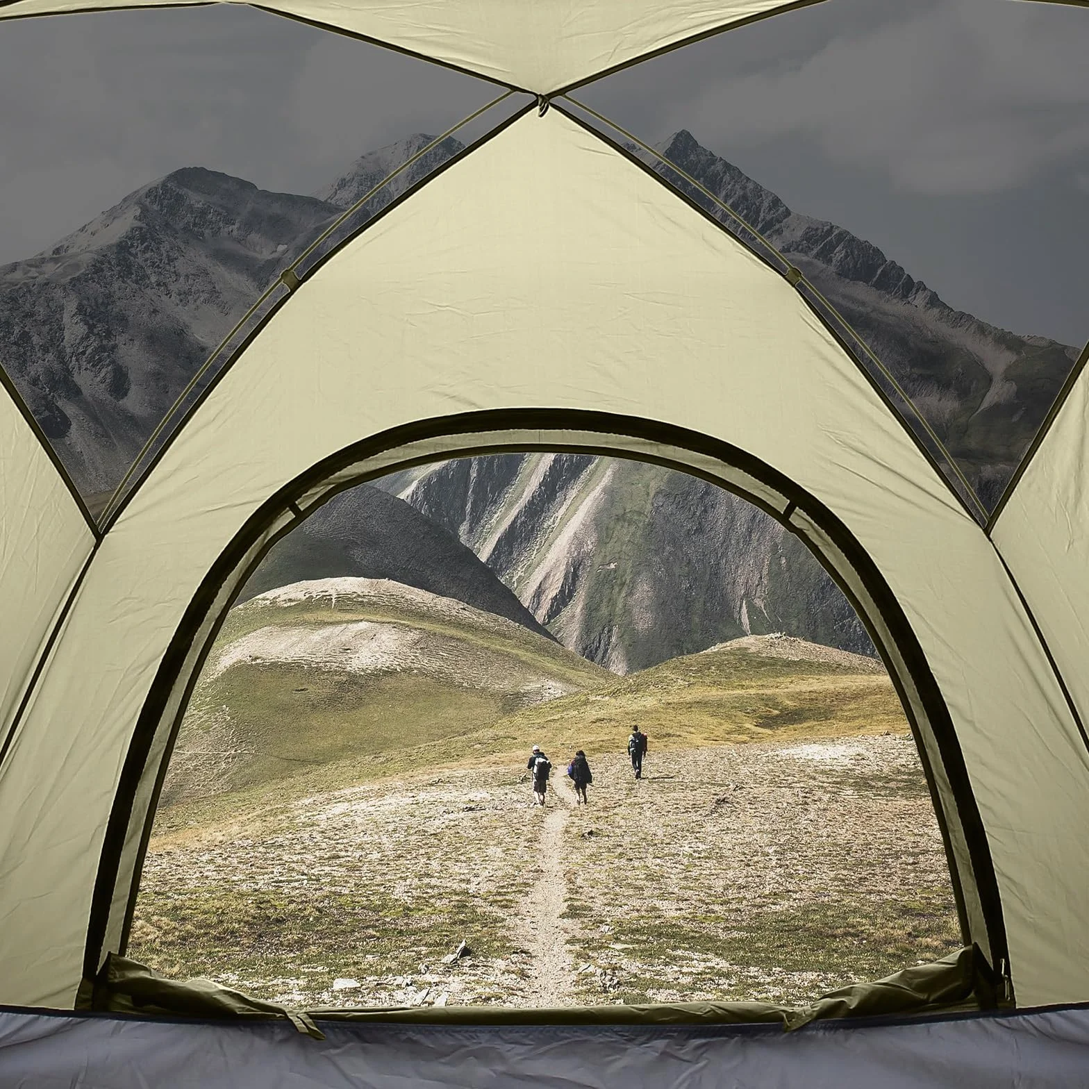 JAICOM Tenda Campeggio Ultraleggera 3-4 Stagioni Anti UV Impermeabile Doppia Porta