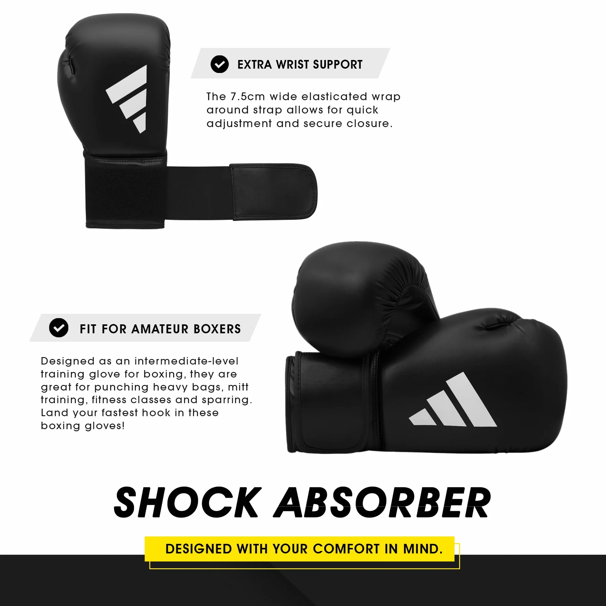 Adidas Speed 50 ADISBG50 Guantoni da Boxe per Arti Marziali