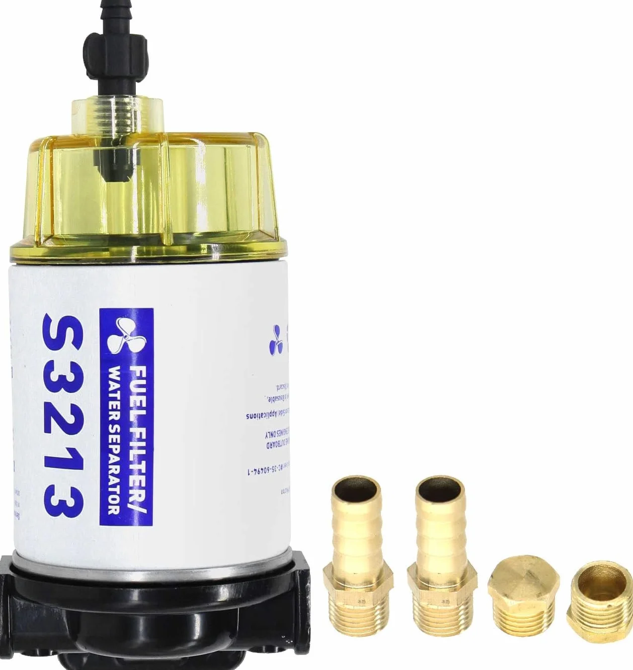 Filtro separatore acqua carburante 10 micron per barca