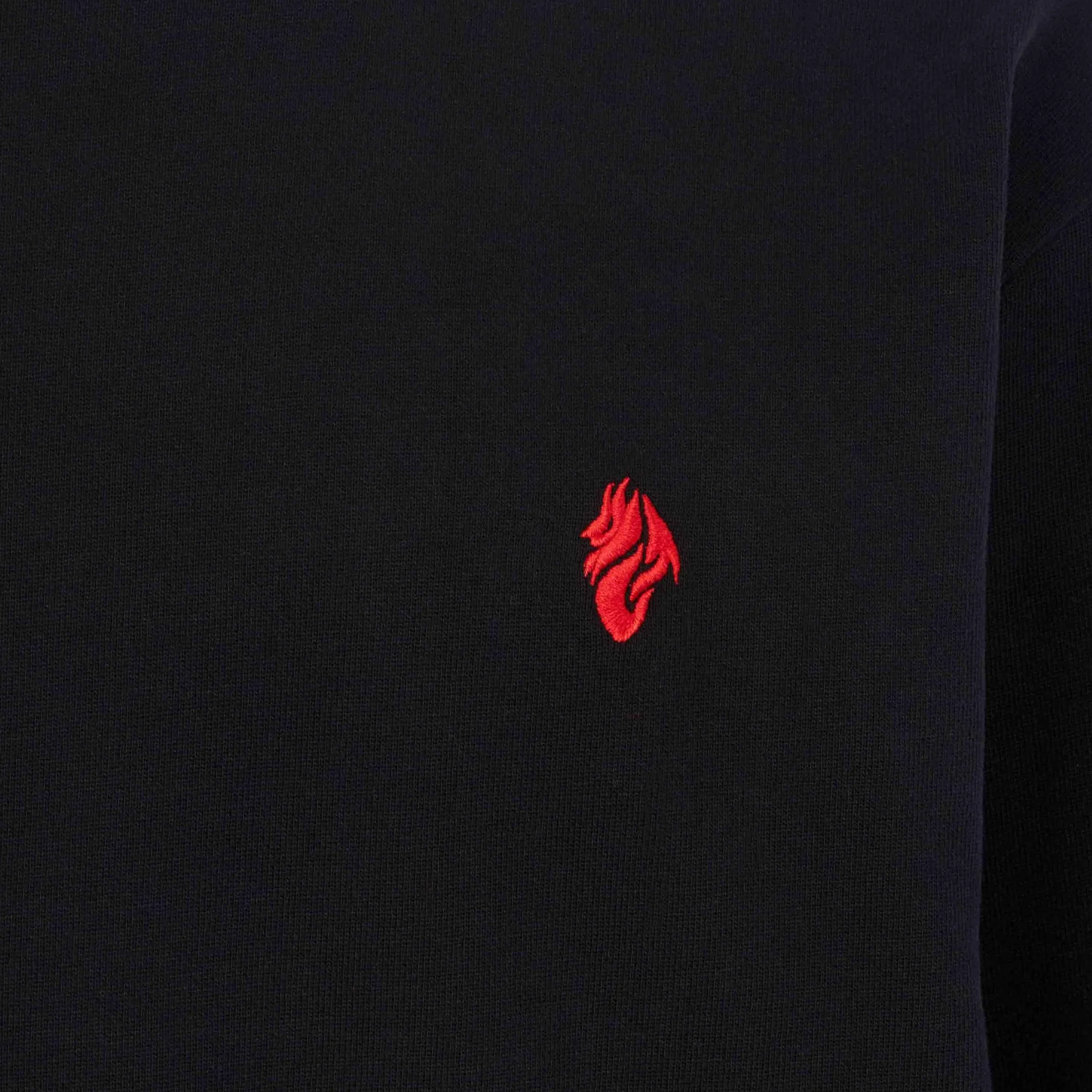 Felpa A.C. Milan Devil Collection Ufficiale Cotone Nero