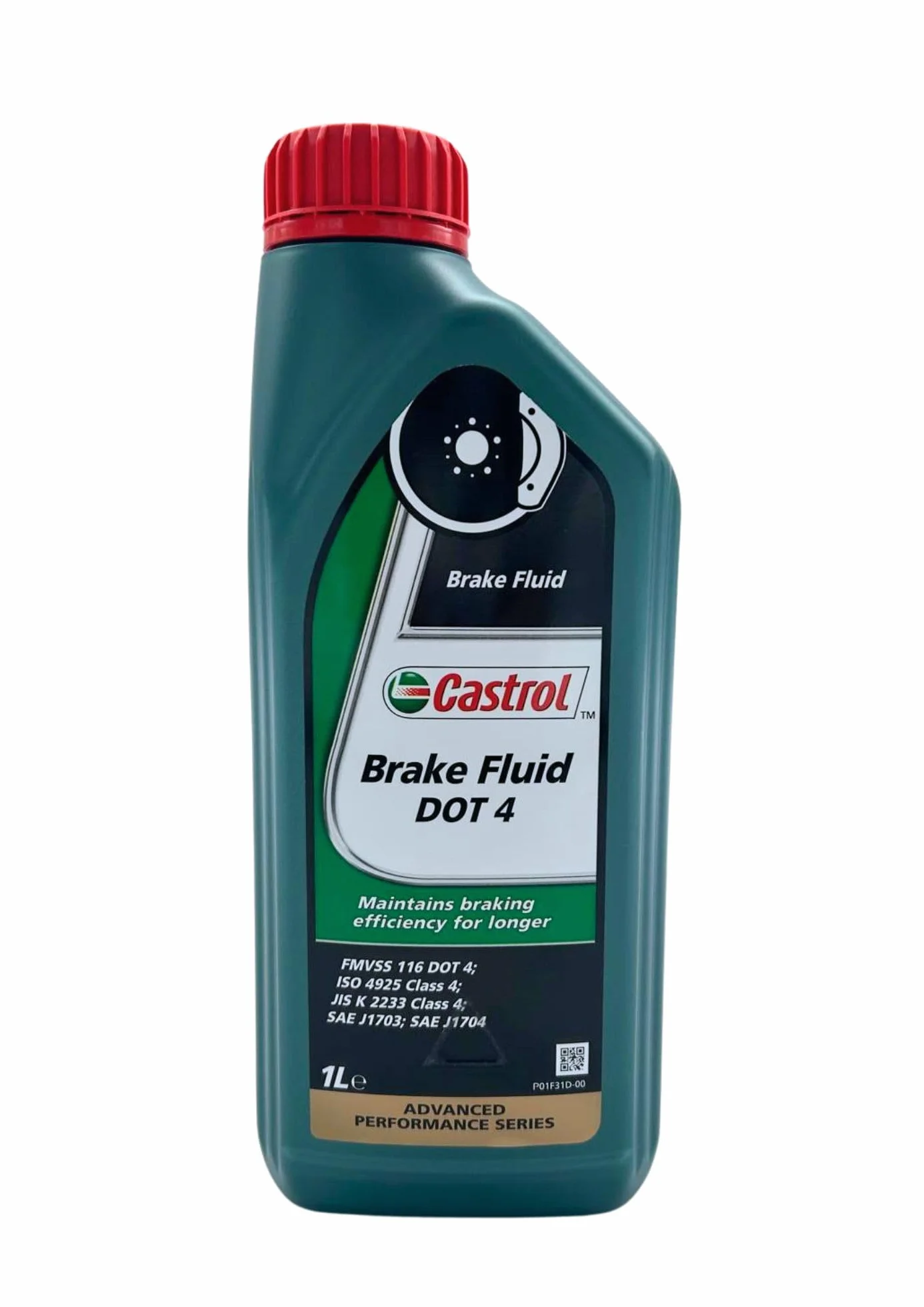LUBRIALPHA - Castrol Brake Fluid DOT4 | Prestazioni Ottimali e Affidabilità | Resistenza Alte Temperature | Compatibile Universale Auto e Moto | Include Portachiavi Cavatappi, 1 Litro