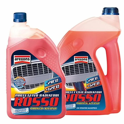 LIQUIDO PROTETTIVO PER RADIATORI ROSSO 4,5 LITRI