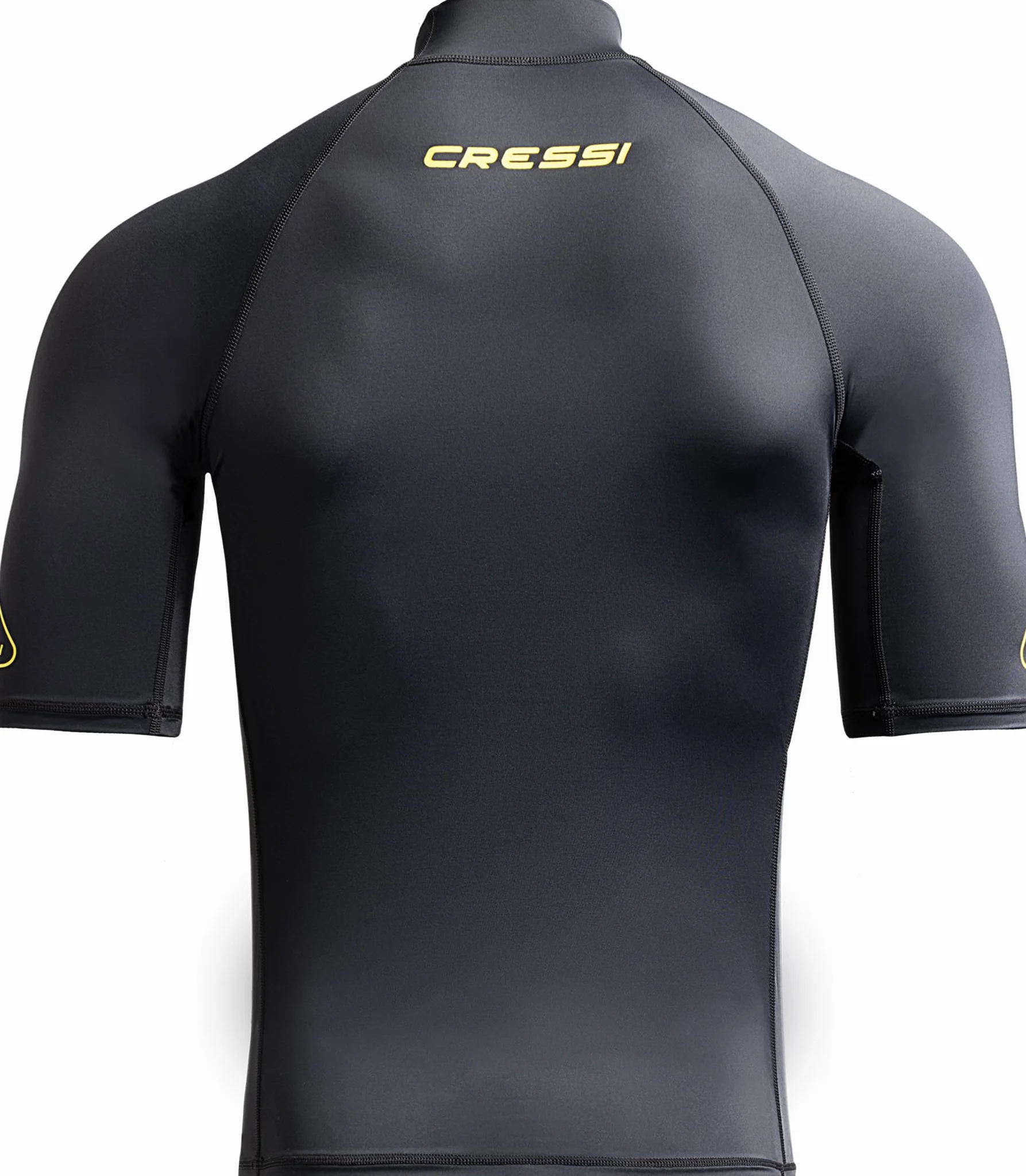 Cressi Sentinel Man Rash Guard a Maniche Corte Protezione Solare UPF 50+ Quick Dry Nuoto Surf Immersioni Uomo