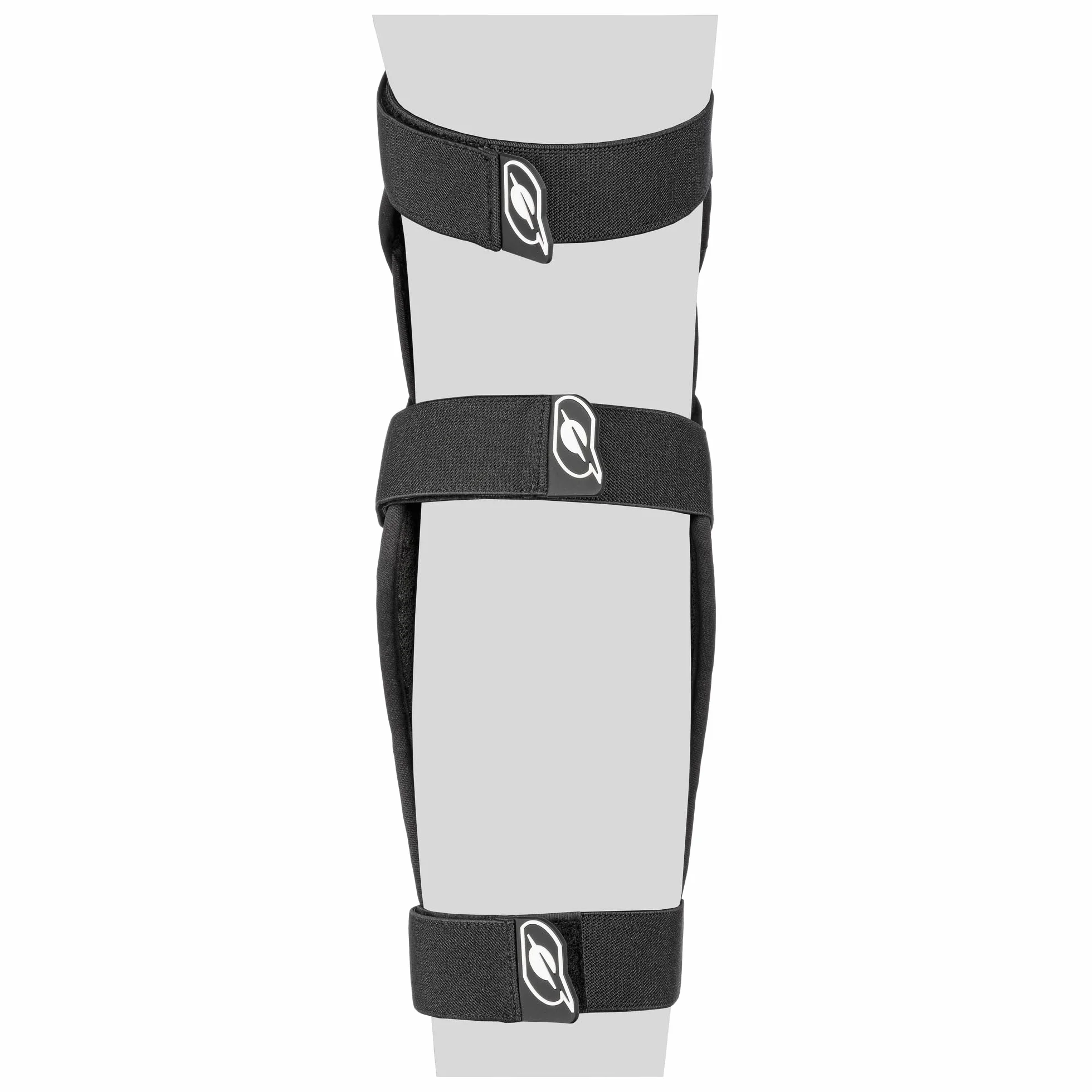 Ginocchiera Mountain Bike MTB Downhill Carbon Look Nero Bianco O'NEAL