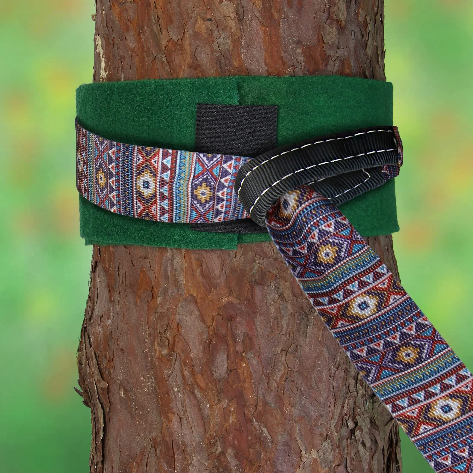 ALPIDEX Slackline Set 15 m z ochroną drzewa i zabezpieczeniem zapadkowym