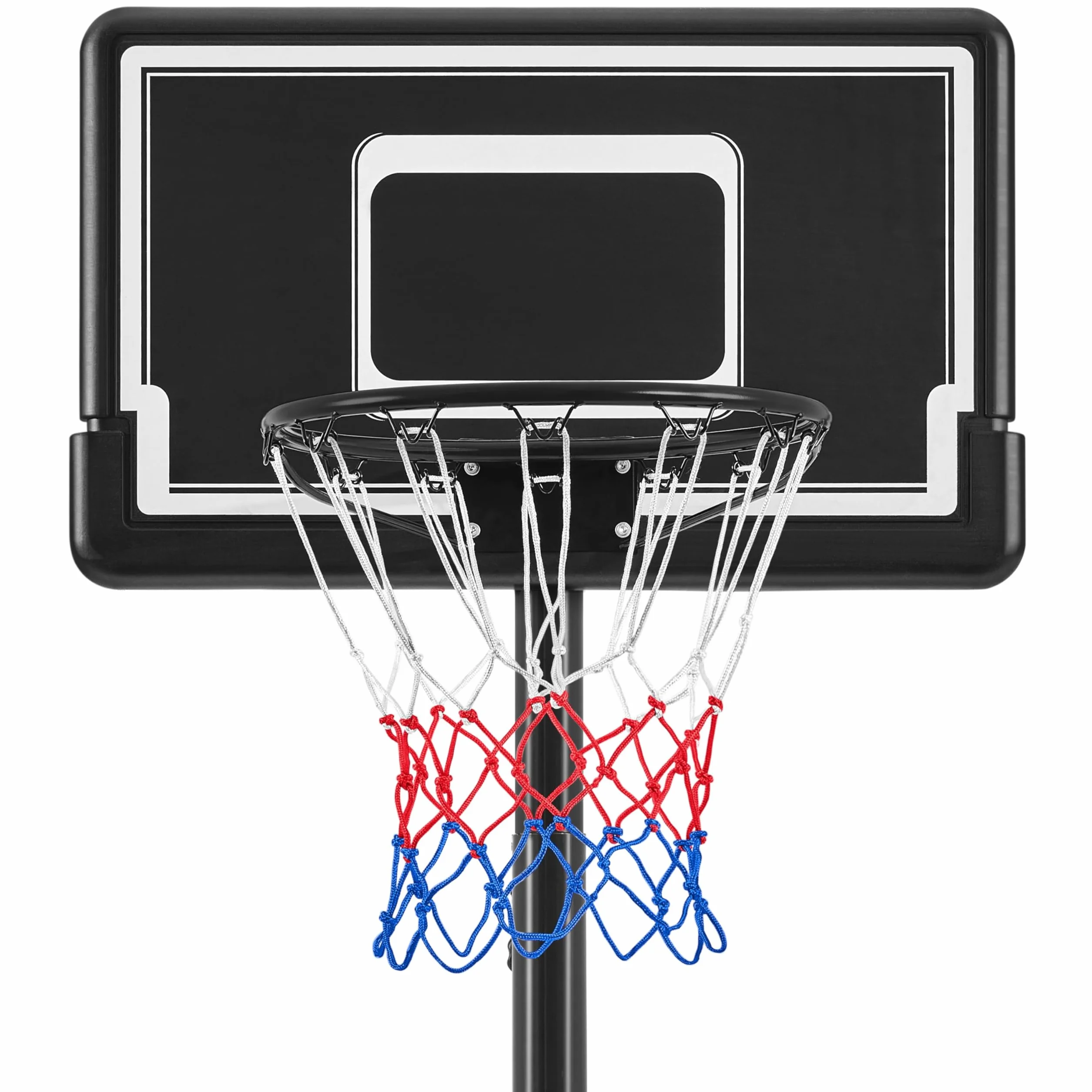 Yaheetech Canestro Basket Esterno Interno Portatile con Colonna Altezza Regolabile