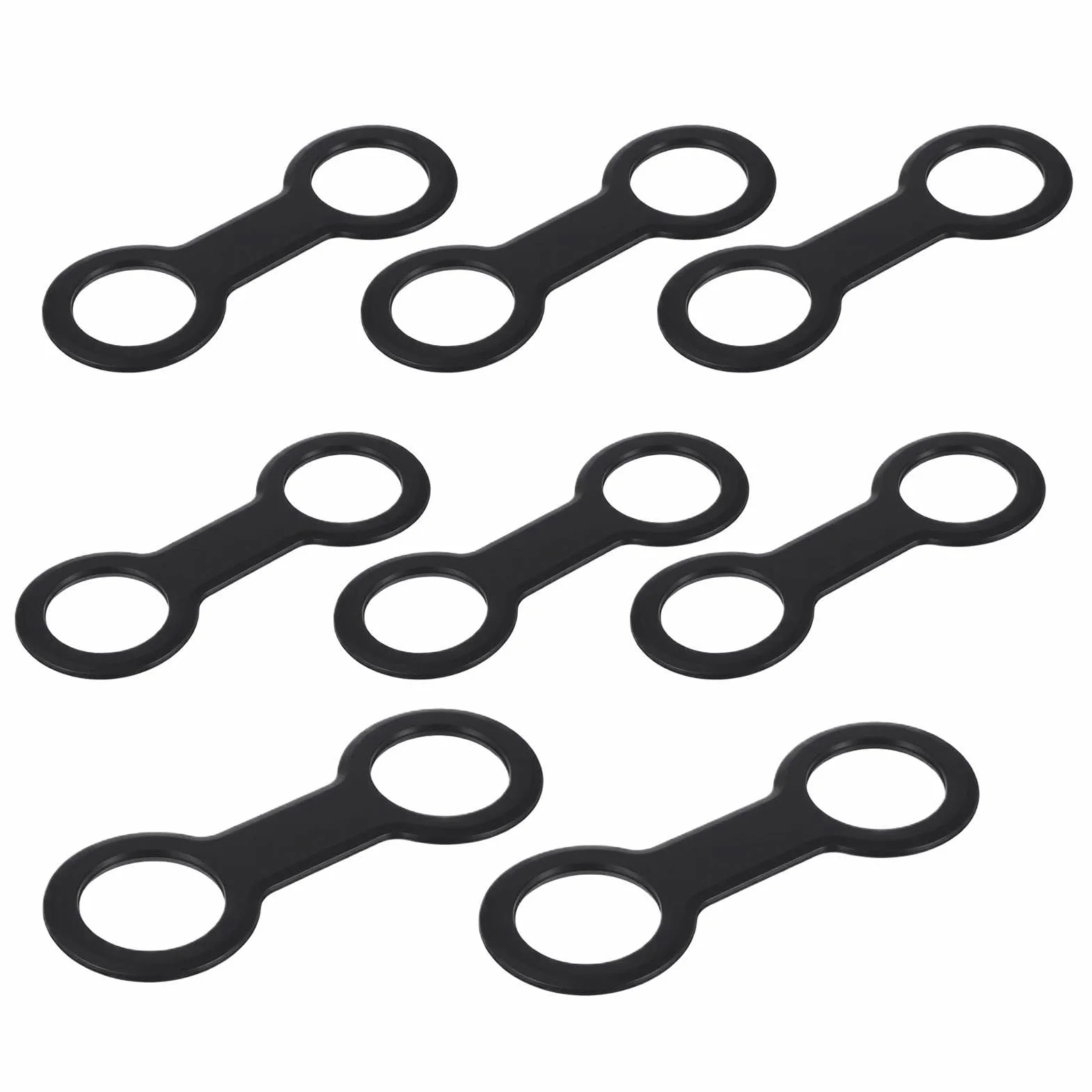 Supporto Snorkel Fissaggio Flessibile a Doppio Anello Sostitutivo Porta Snorkel per Maschera Subacquea