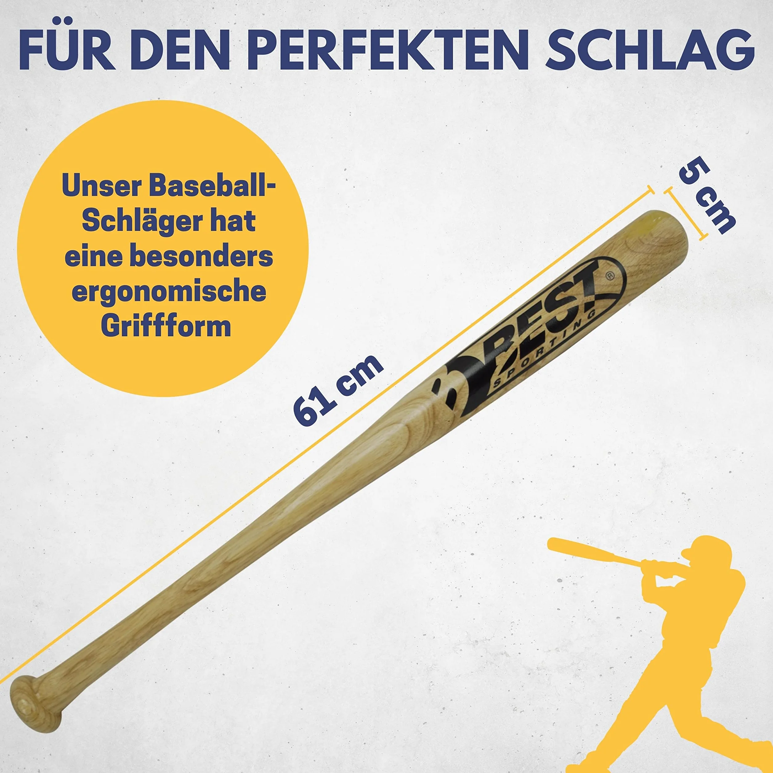 Best Sporting Set da baseball con mazza, guanto e palla