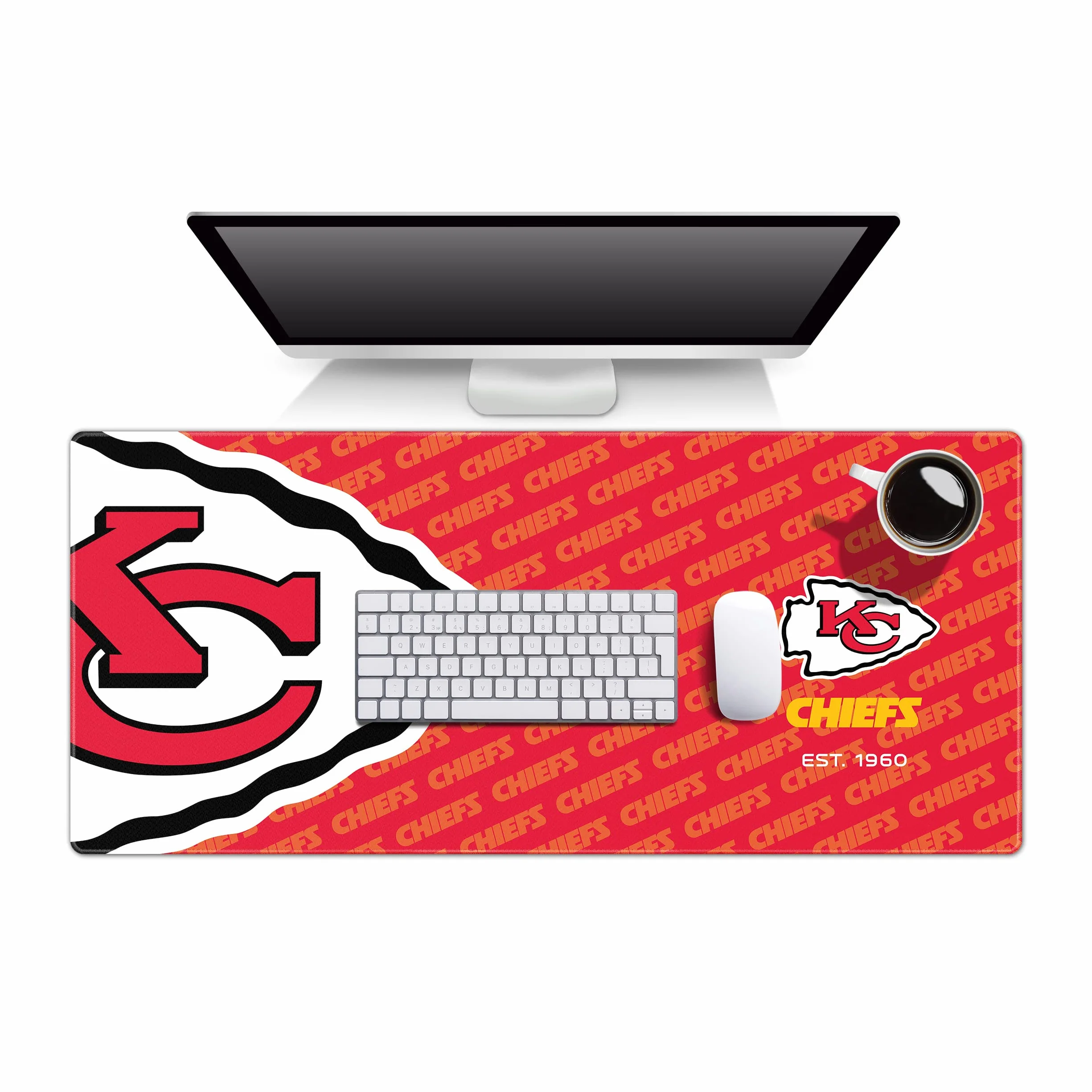 YouTheFan NFL Kansas City Chiefs Logo Series Sottomano da scrivania