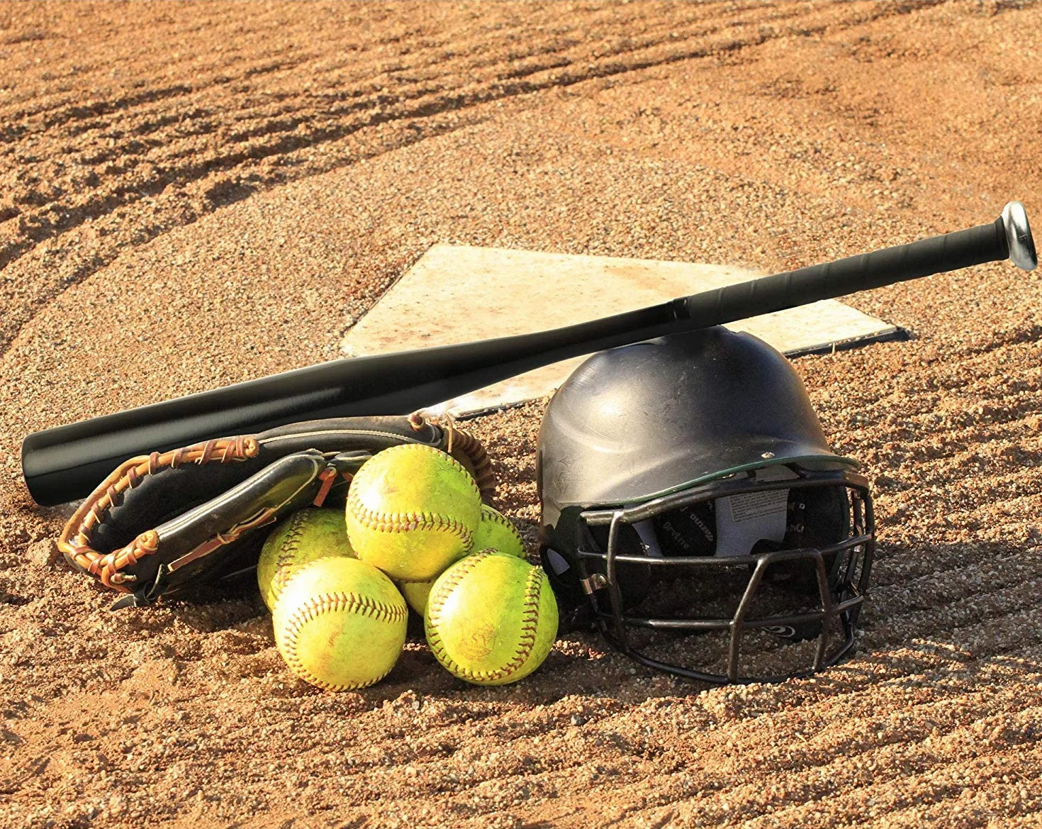 Heldenwerk Mazza da Baseball in Legno o Alluminio Nero 31 Impugnatura Antiscivolo