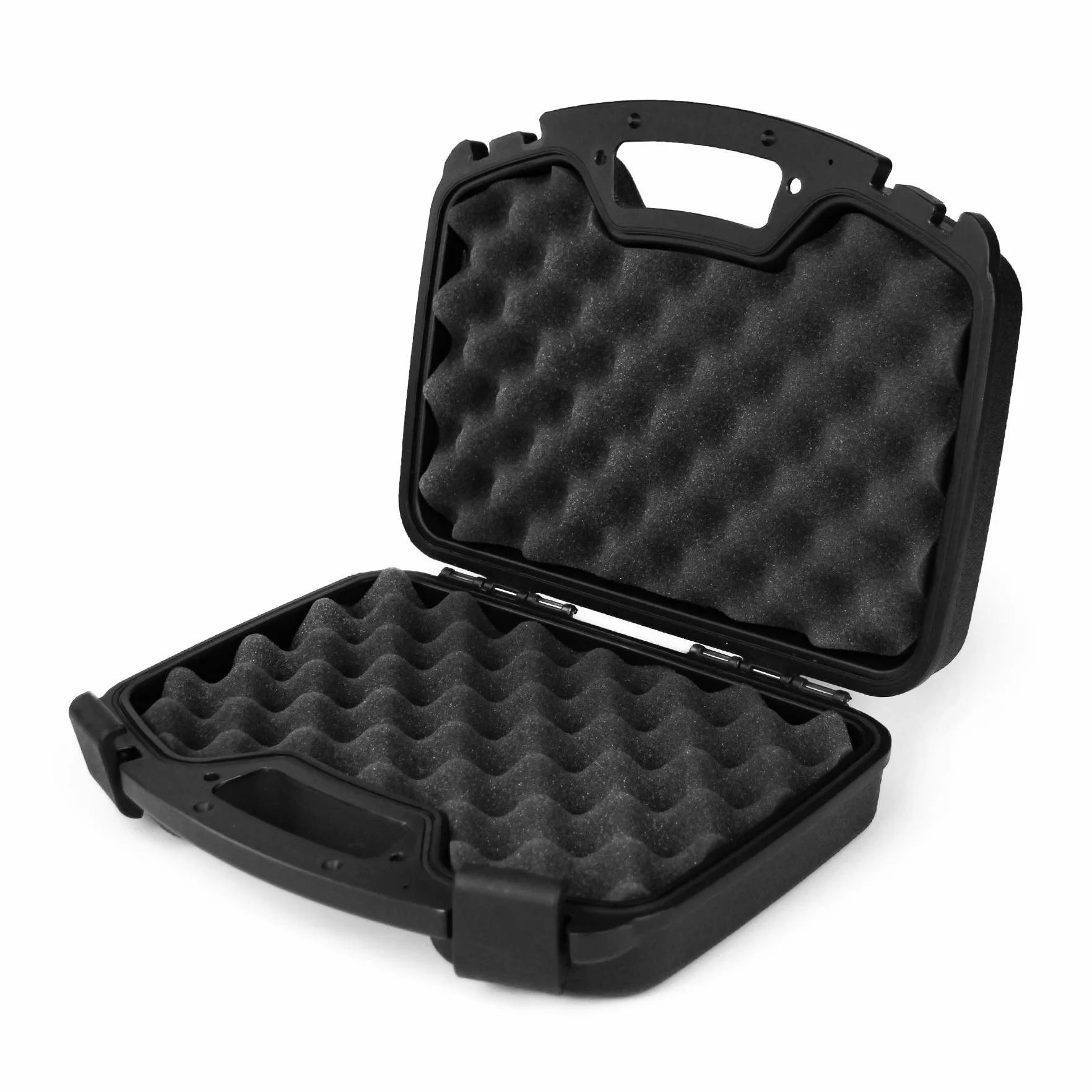 GUGULUZA Valigetta per pistole con inserto in gommapiuma, chiudibile, impermeabile, 33,5 × 27 × 8,7 cm, colore nero