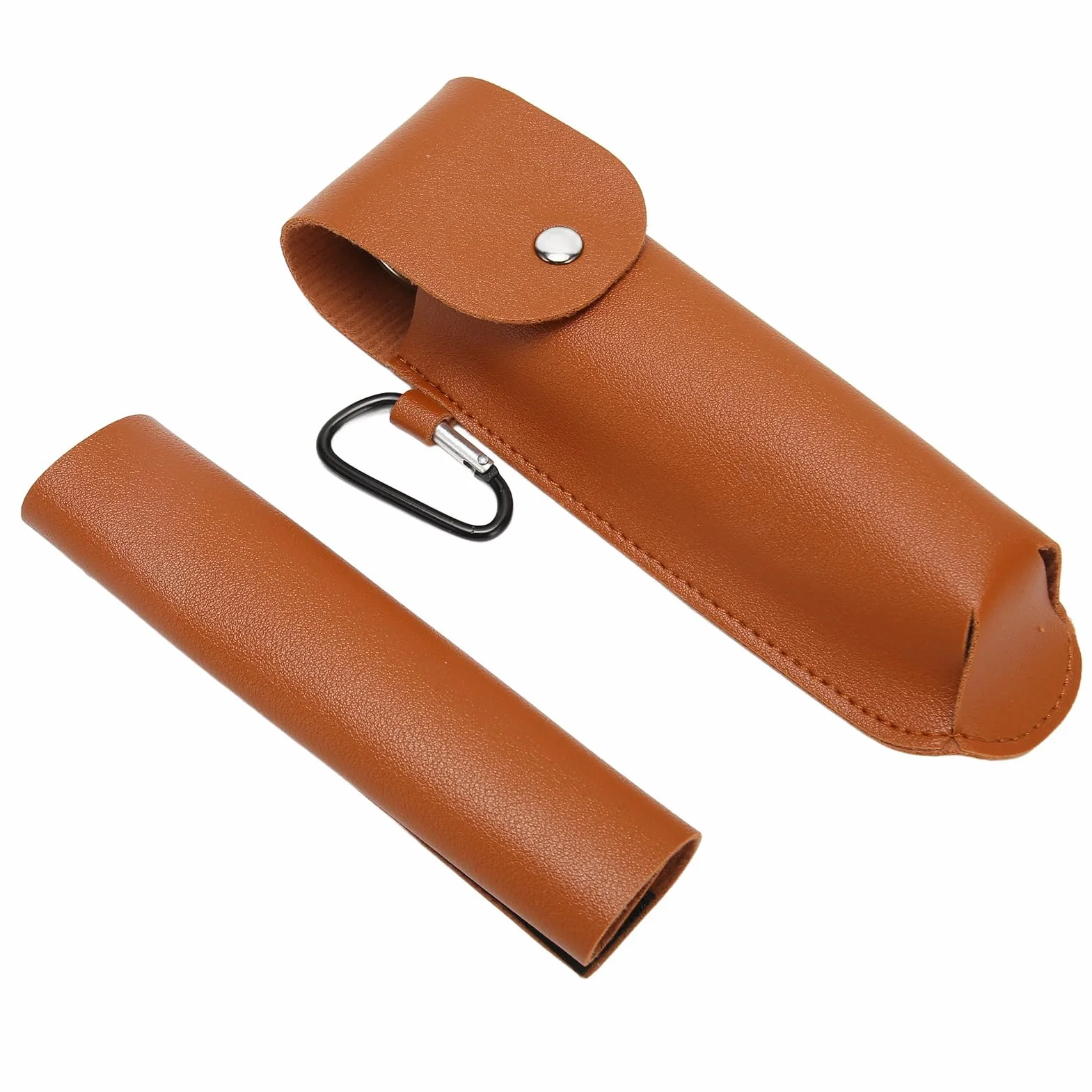 Trivella Manuale Multiuso Bushcraft Auger in Acciaio Al Carbonio Ad Alta Durezza con in Pelle PU per Campeggio