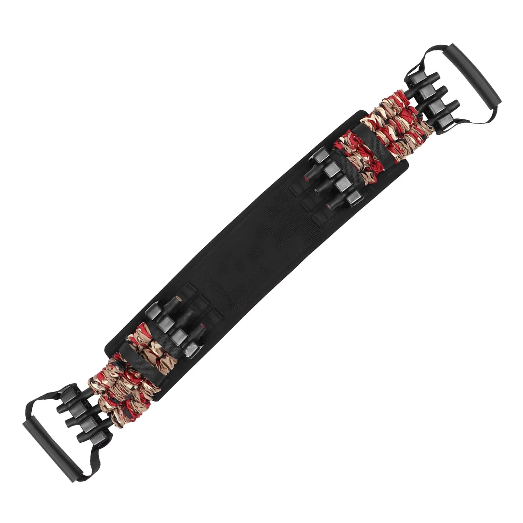 TOYANDONA Fascia Elastica di Resistenza per Allenamento Fitness, Espansore per Petto in Nailon Leggero Supporto Imbottito la Vita per Esercizi Muscolari