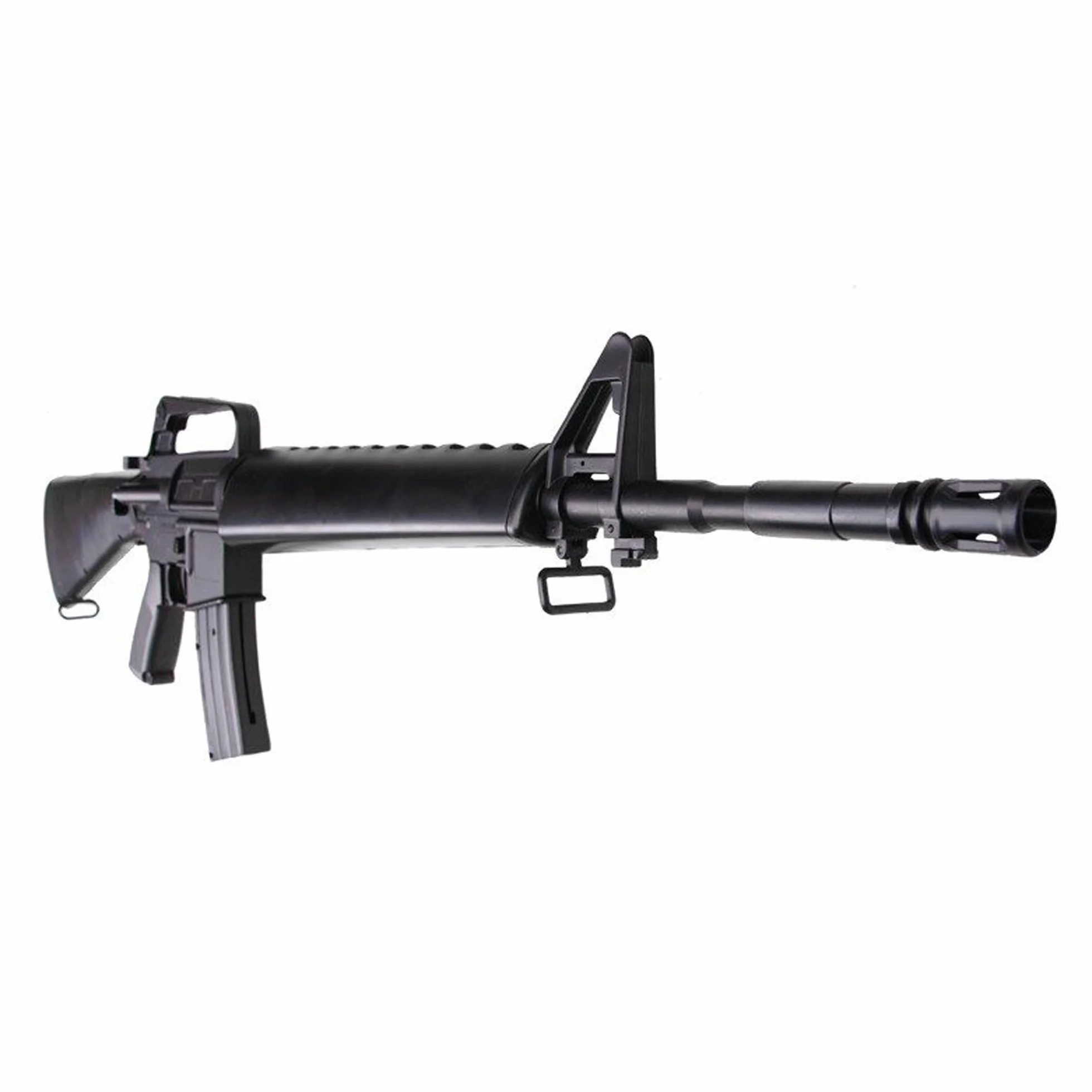 Fucile Airsoft M16-A2 Molla Singolo Plastica Alta Resistenza Nero 0,5 Joule